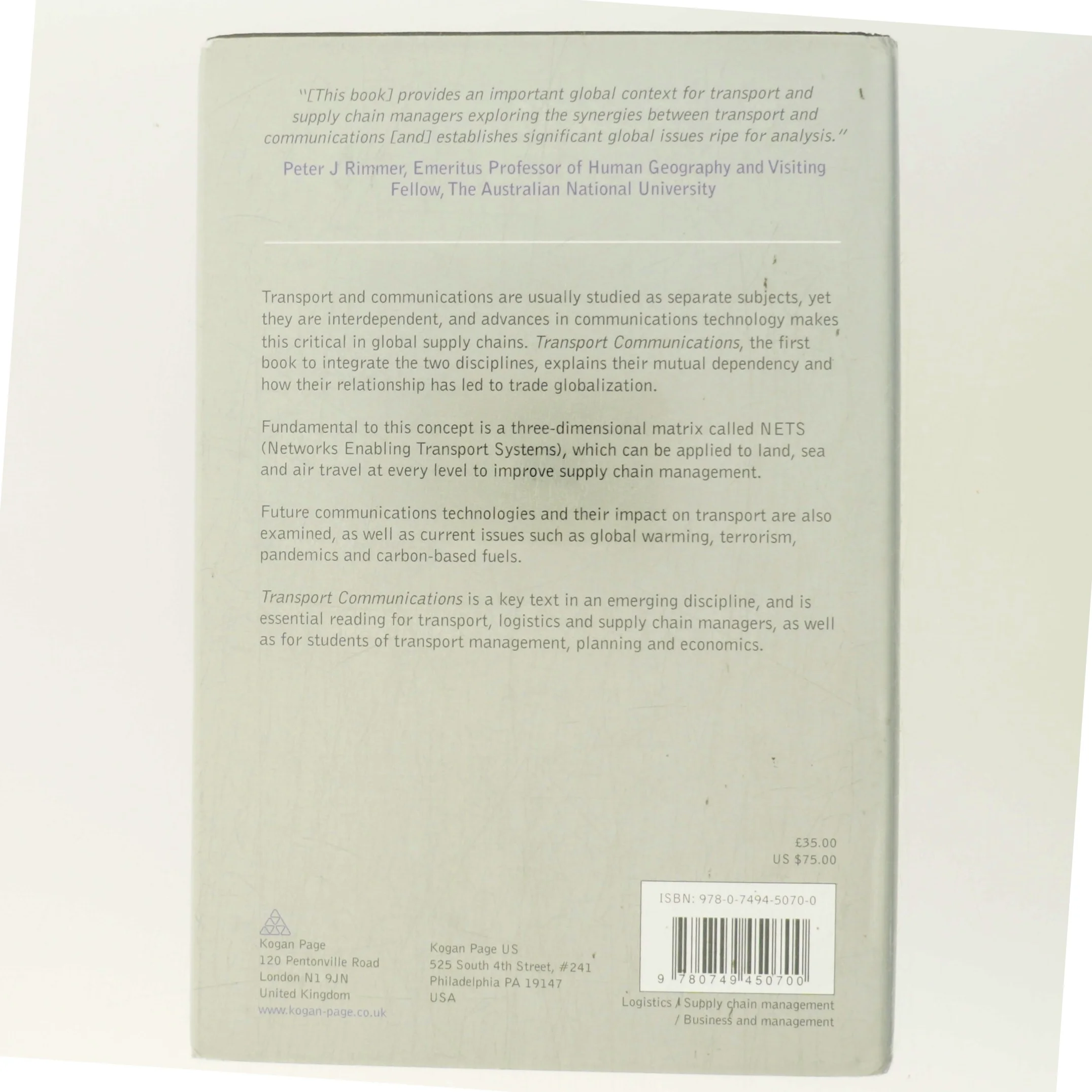 Transport Communications : Understanding Global Networks Enabling Transport Services (Bog)