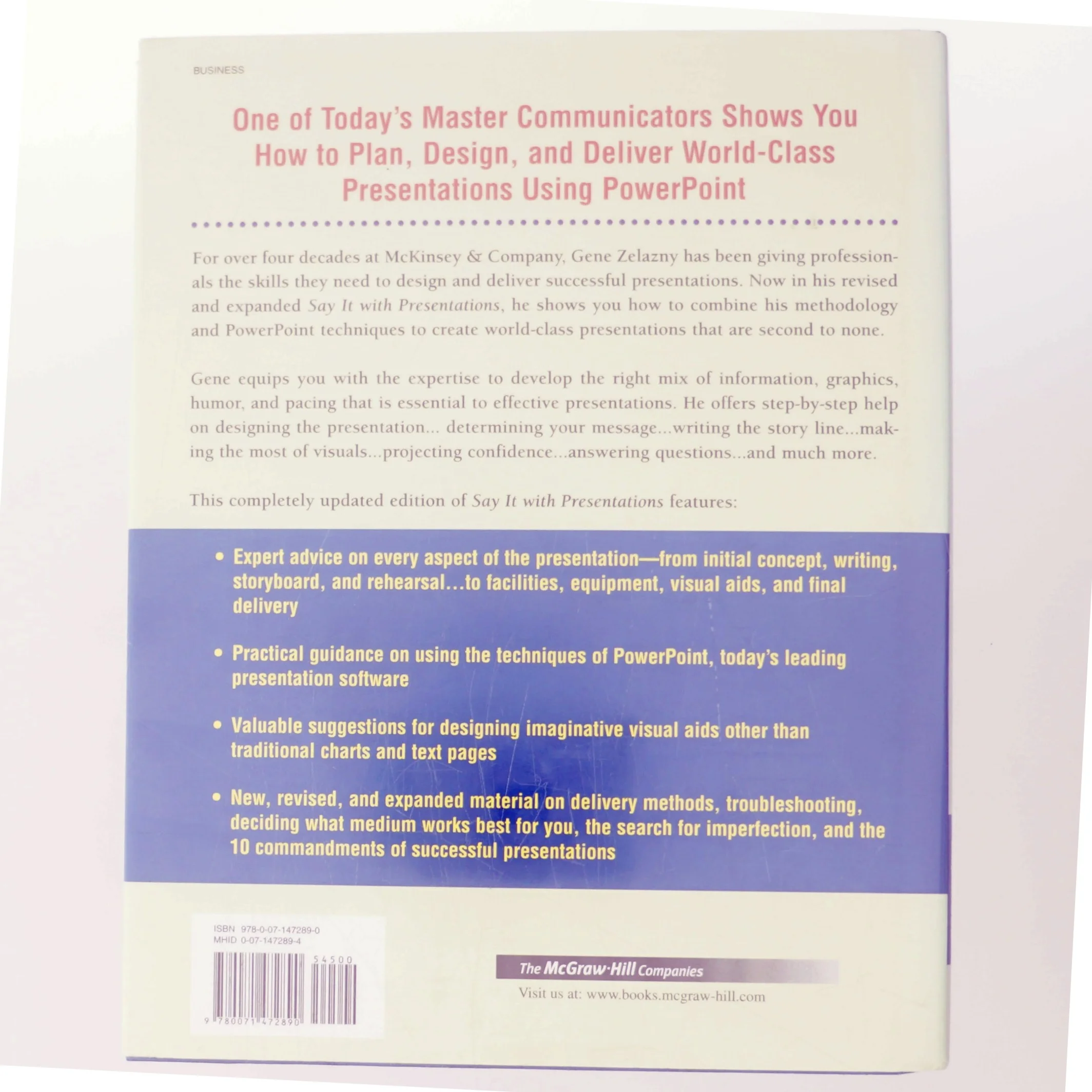 Say it with presentations : how to design and deliver successful business presentations af Gene Zelazny (Bog)