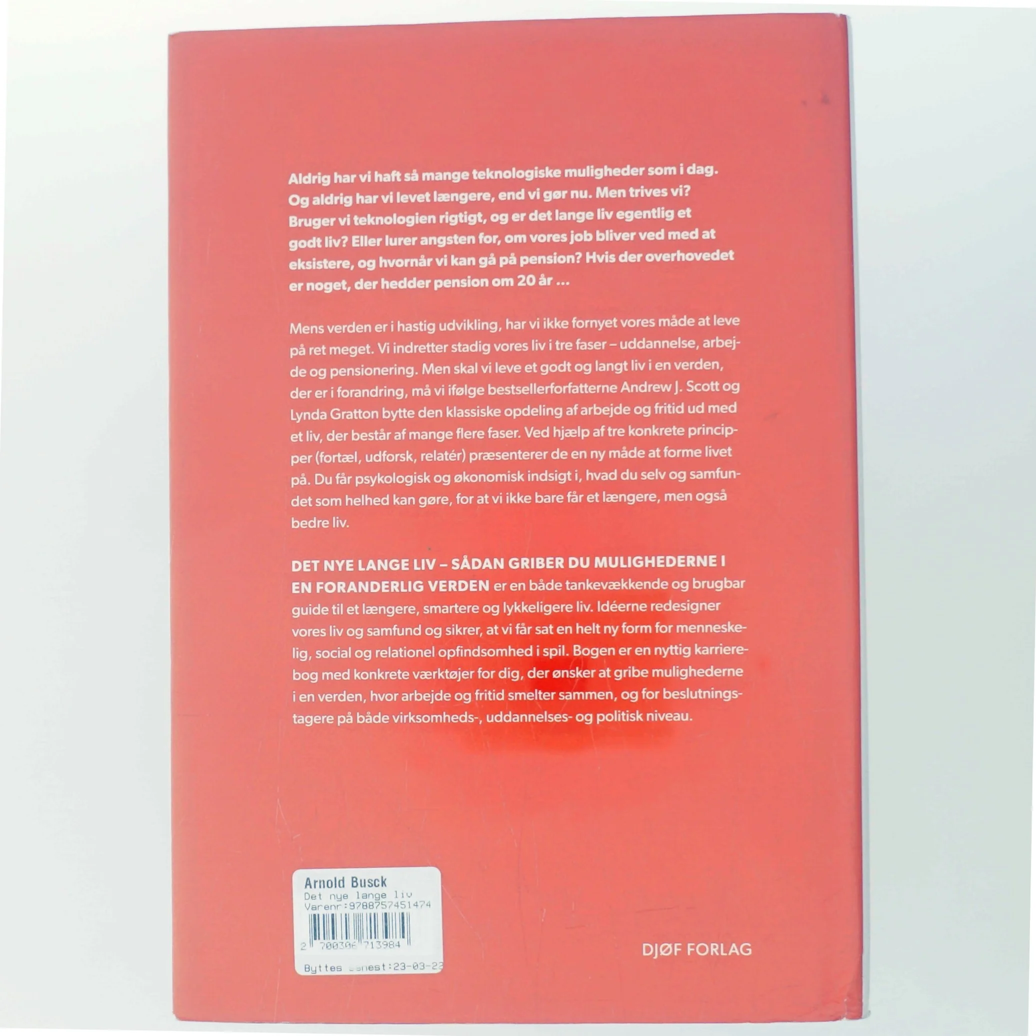 Det Nye Lange Liv af Andrew J. Scott (Bog)