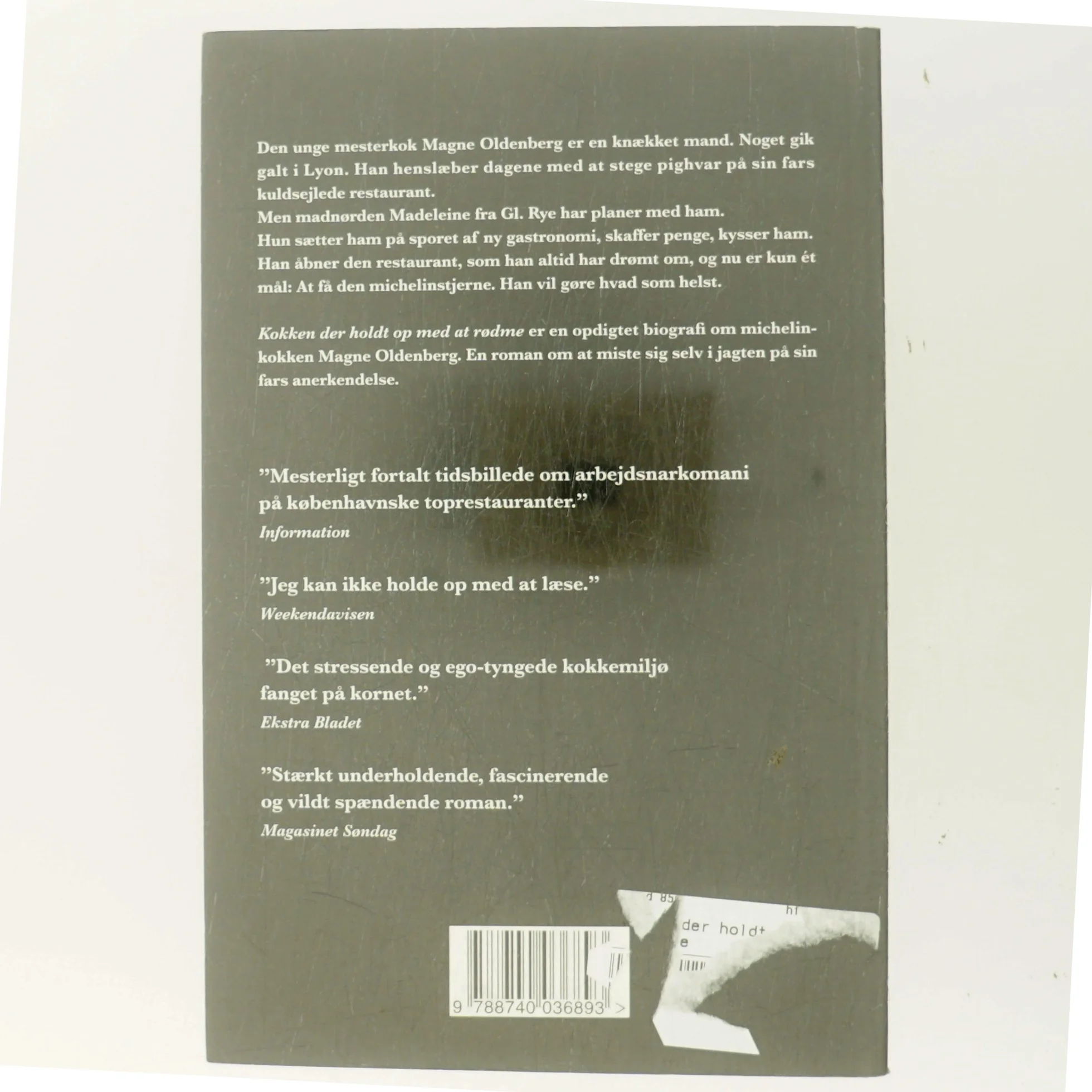 Kokken der holdt op med at rødme af Martin Kongstad (Bog)