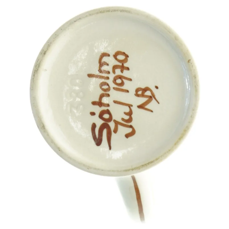 Vintage Søholm keramisk krus fra Søholm (str. 12 x 9 cm)