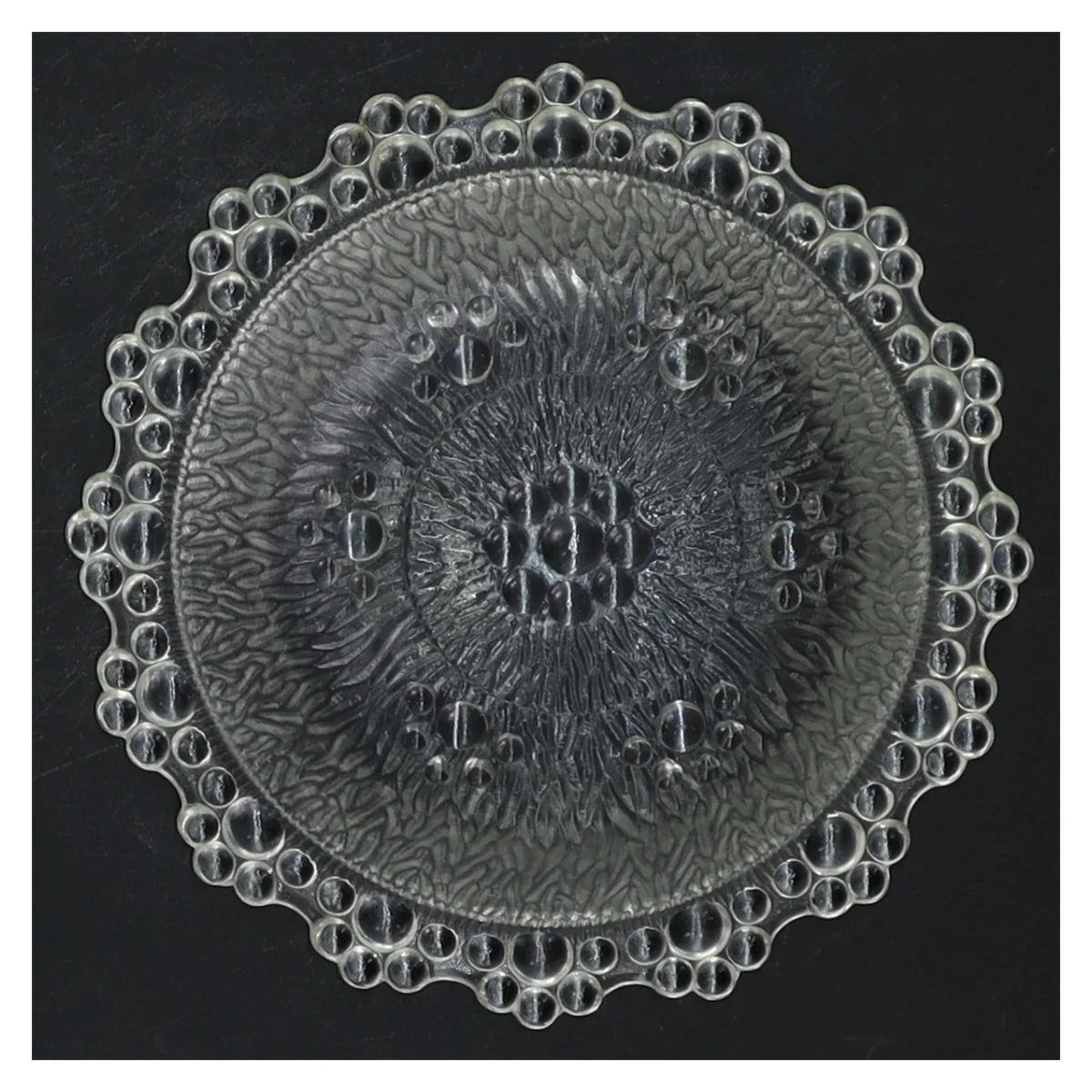 Glaslåg med skål (str. Ø 13 cm)