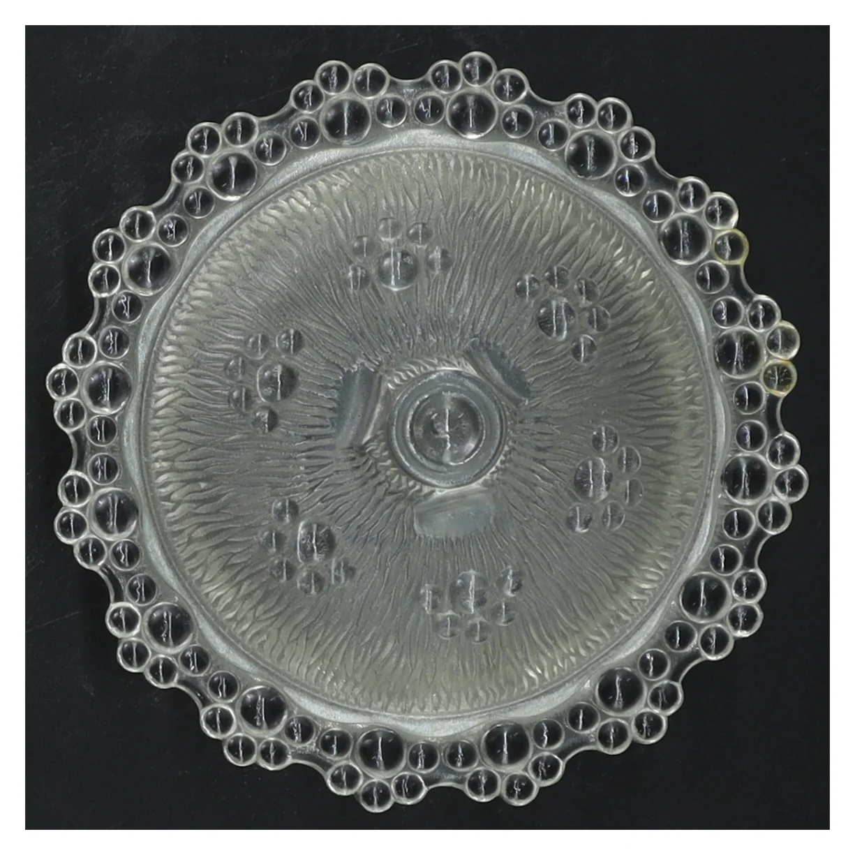 Glaslåg med skål (str. Ø 13 cm)