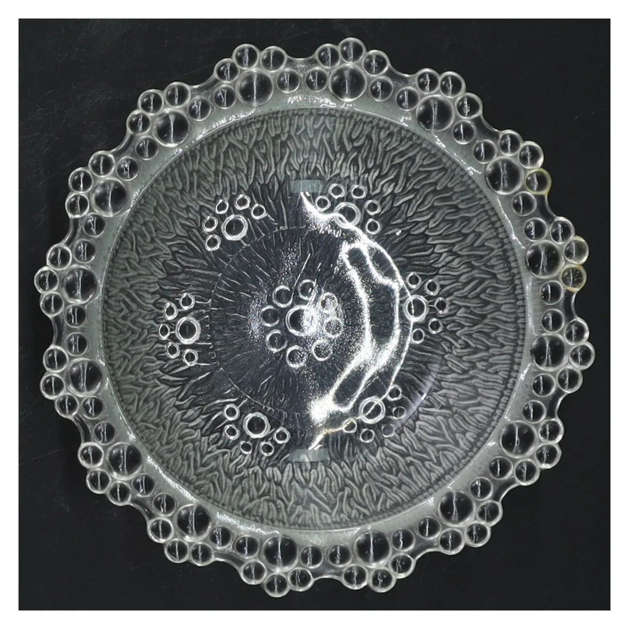 Glaslåg med skål (str. Ø 13 cm)