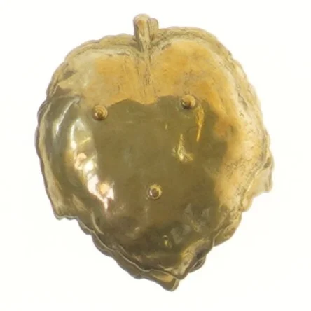 Guldfarvede bladformede skåle, 8 styk (str. 8 styk, 8x6,5 cm)