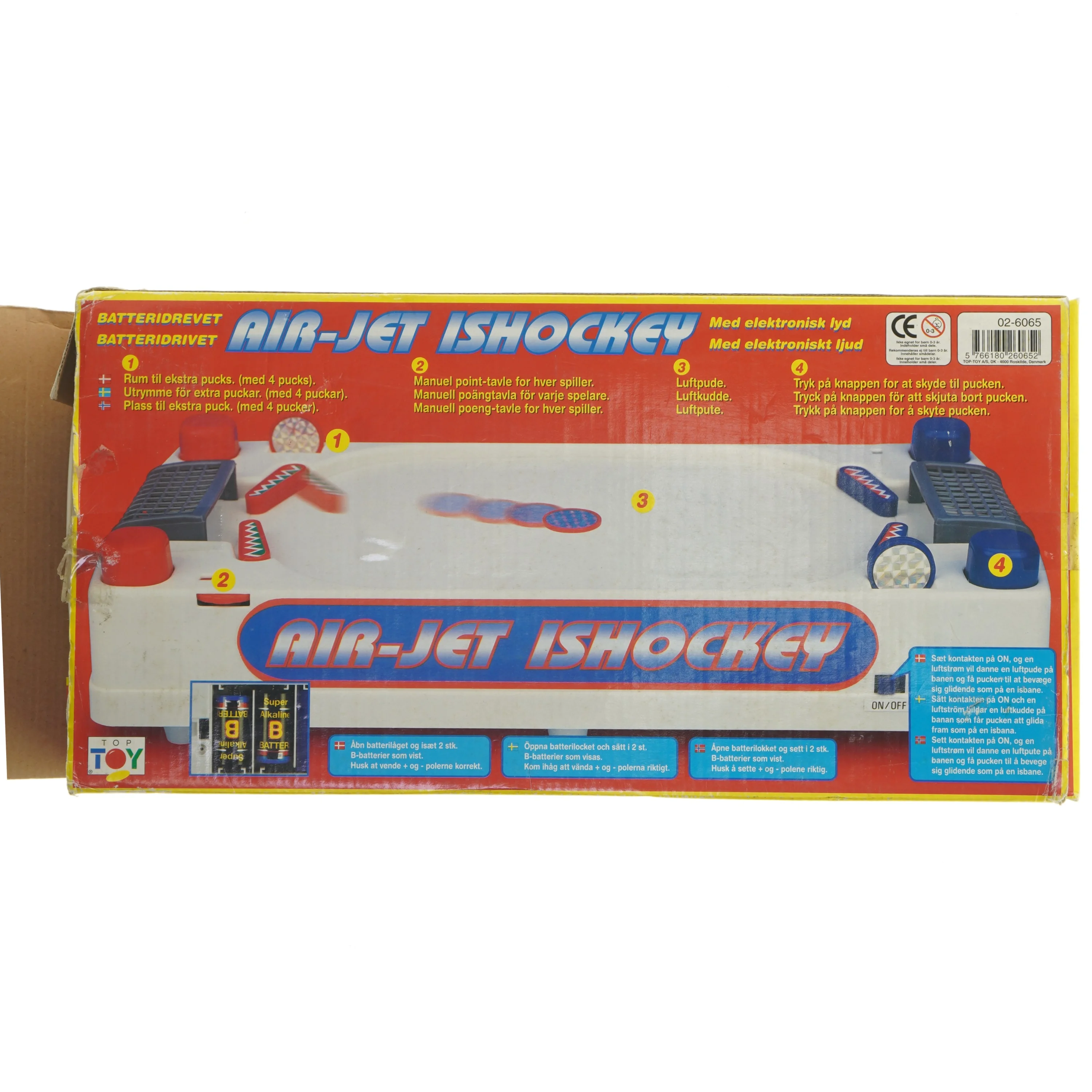 Air-Jet Ishockey spil (str. 39,5x19 cm)