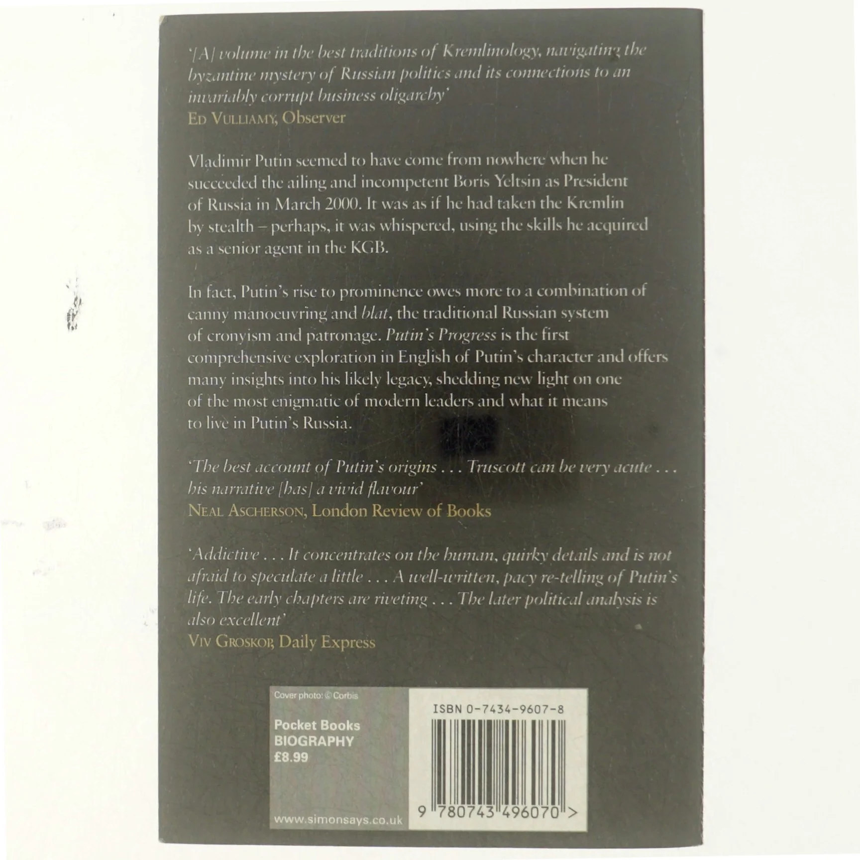 Putin's Progress af Peter Truscott (Bog)