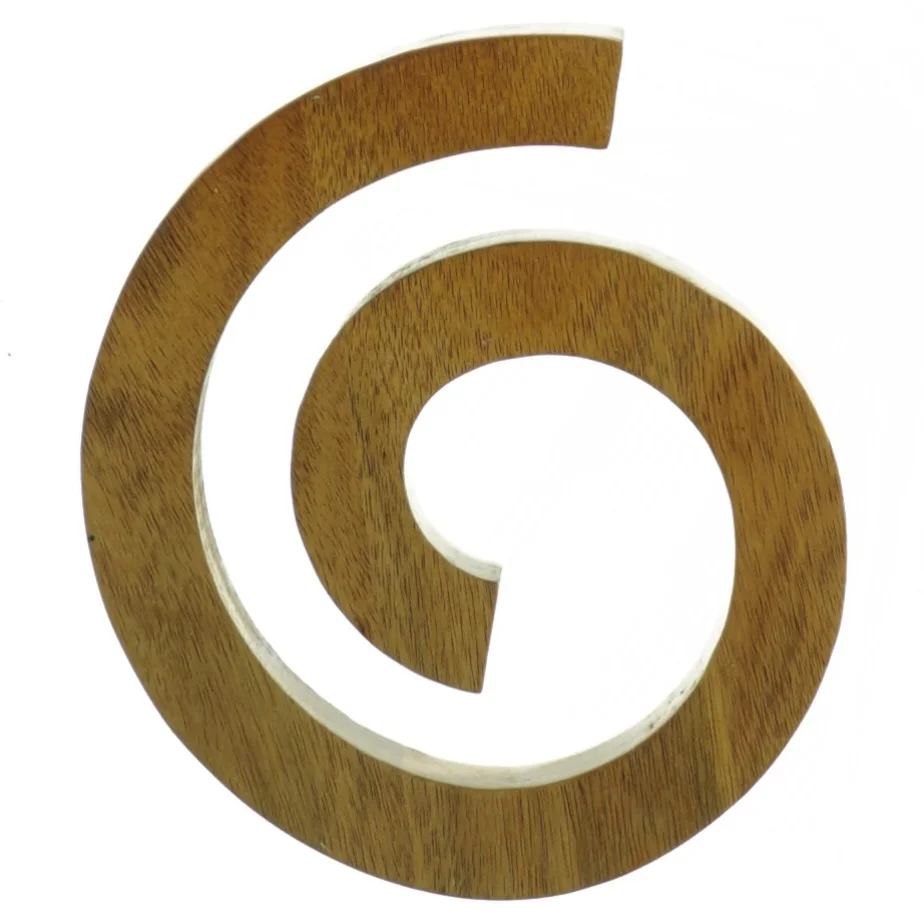 Træ Spiral Bordskåner (str. 15 x 2 cm)
