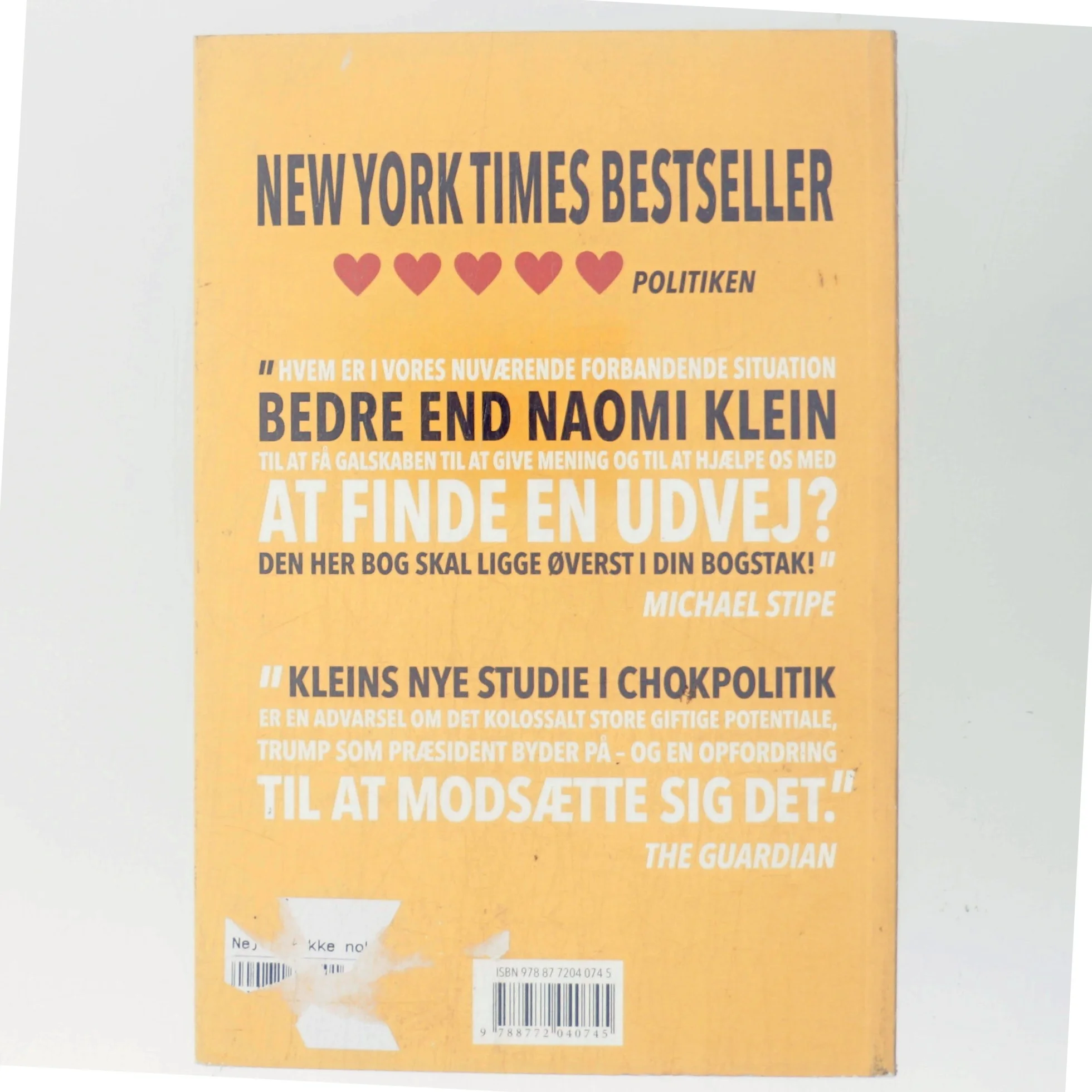 Nej er ikke nok : modstand mod Trump & højrepopulismens chokpolitik af Naomi Klein (Bog)