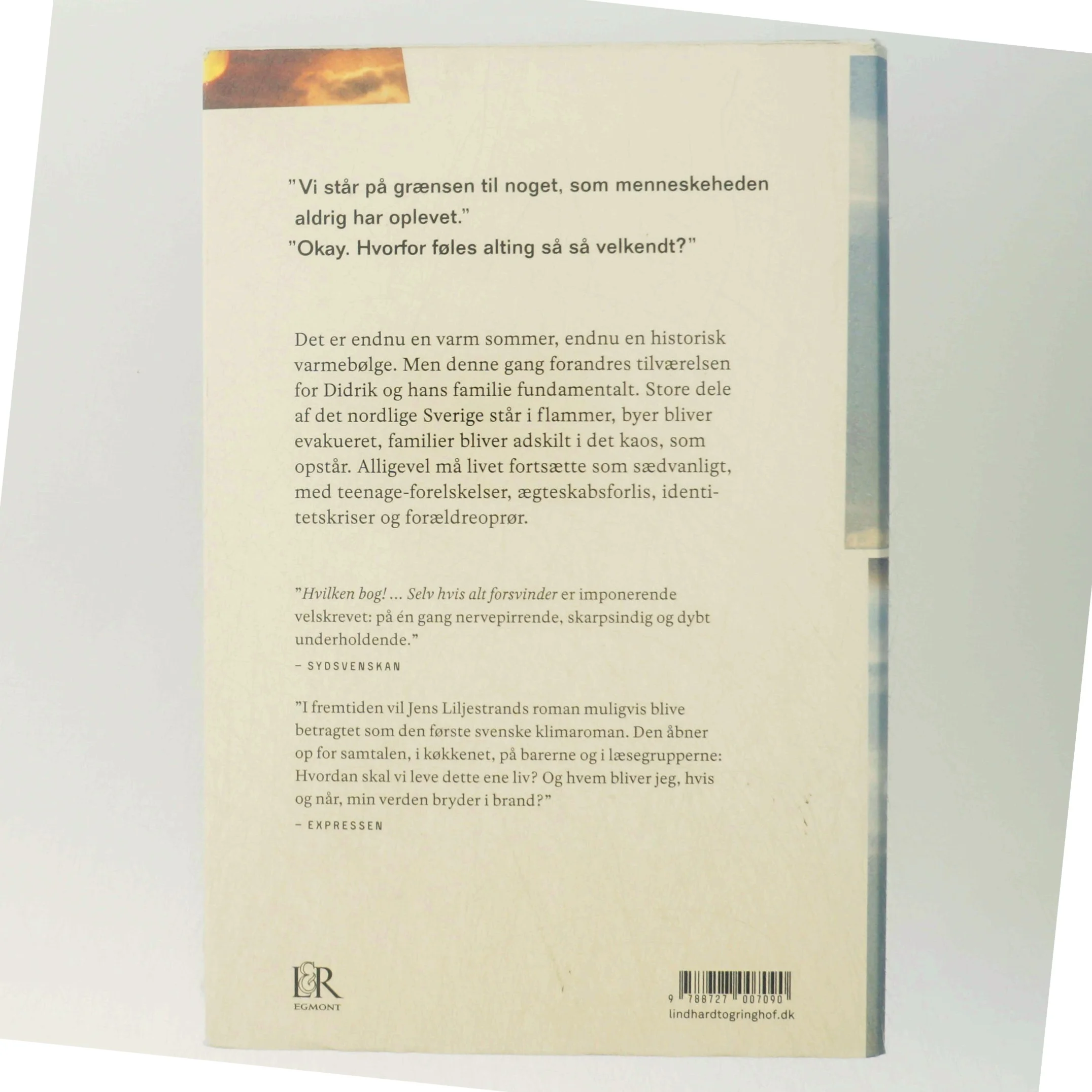 Selv hvis alt forsvinder af Jens Liljestrand (f. 1974) (Bog)