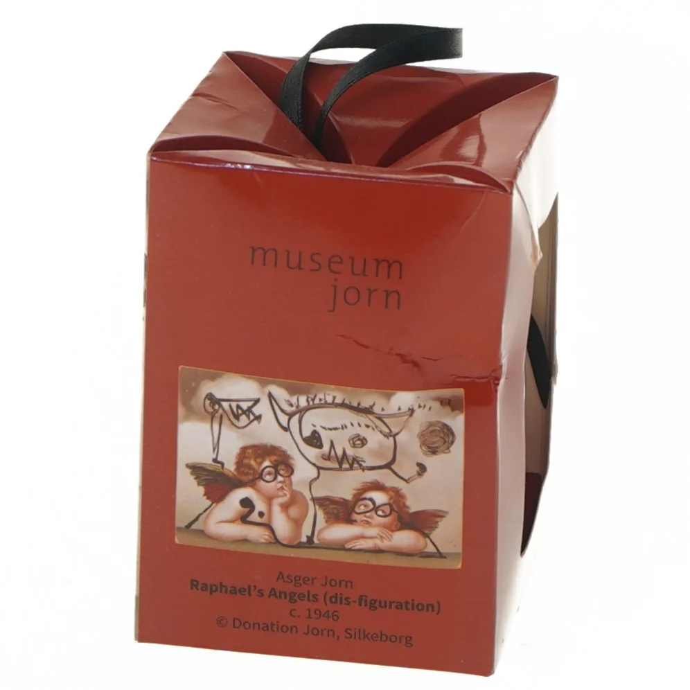 Asger Jorn julekugle fra Museum Jorn (str. Ø 8 cm)