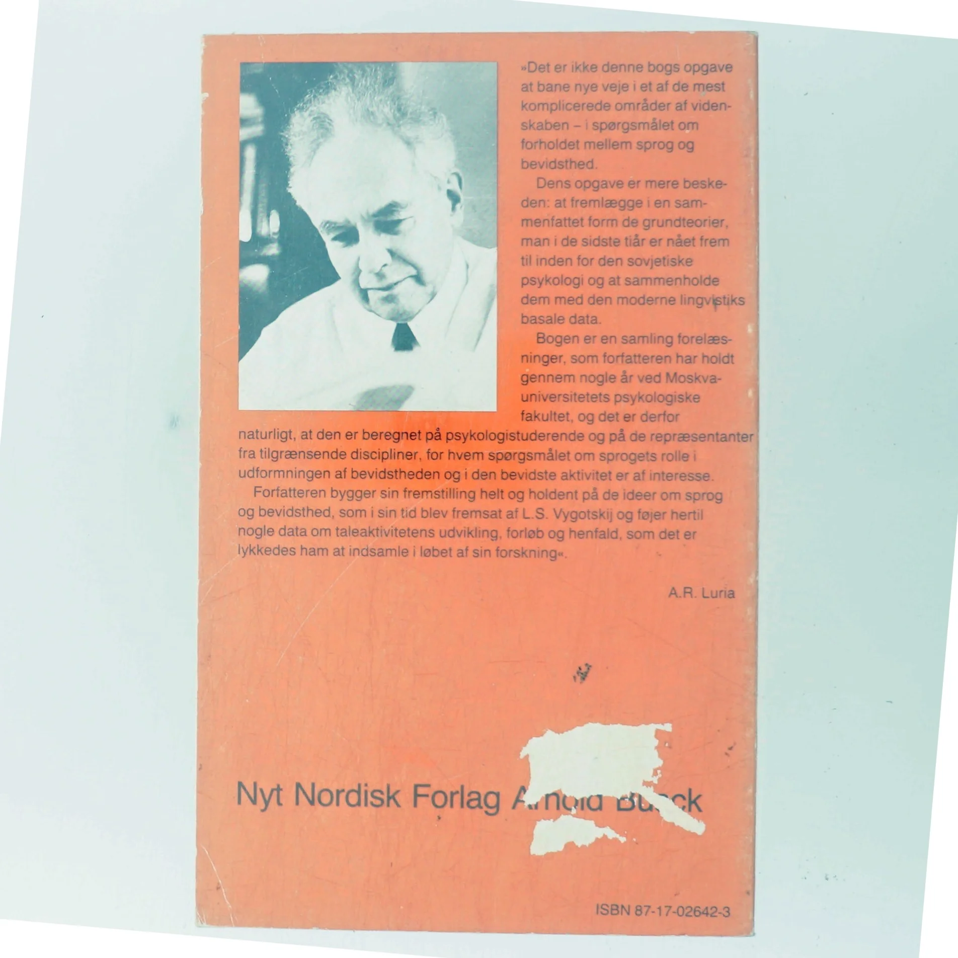 Sprog og Bevidsthed af A.R. Luria (Bog)