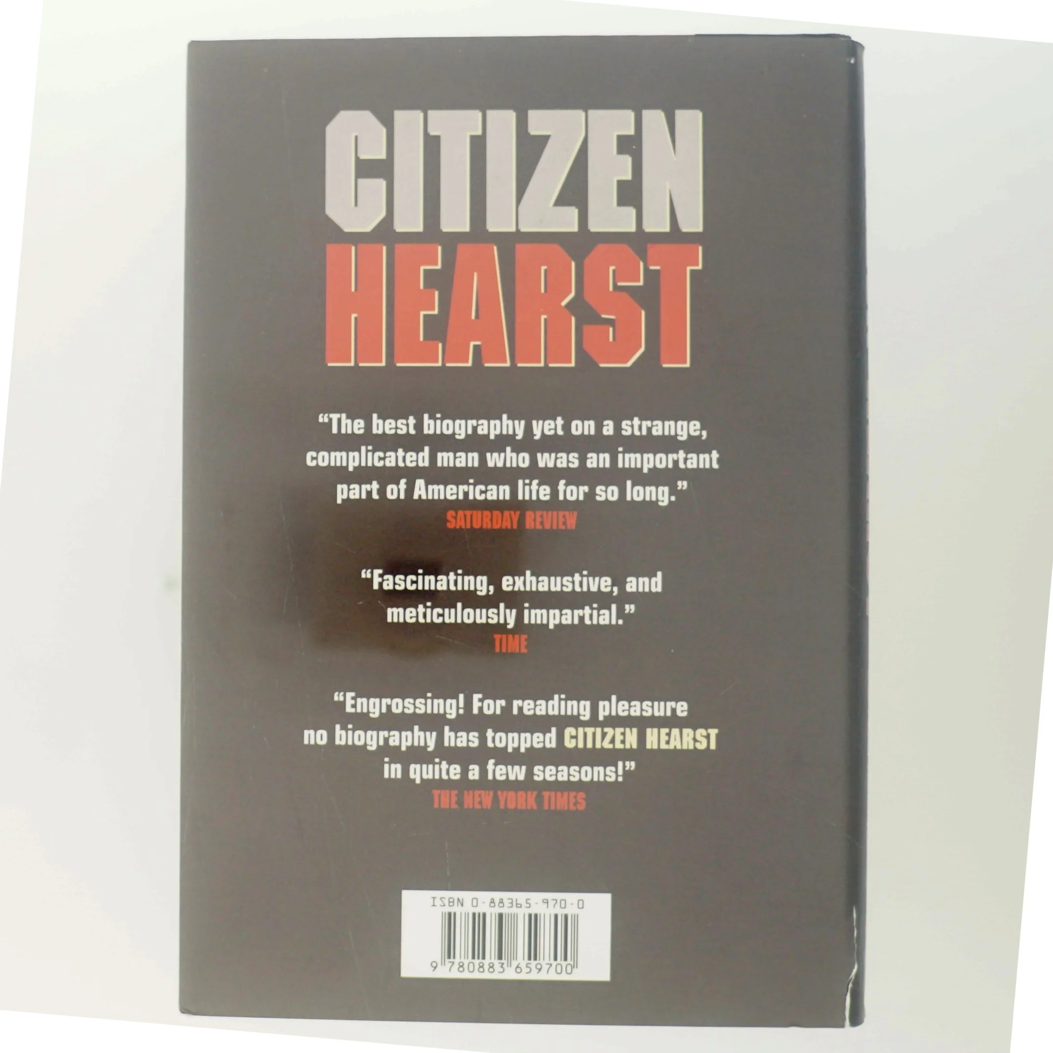 Citizen Hearst af W. A. Swanberg (Bog)