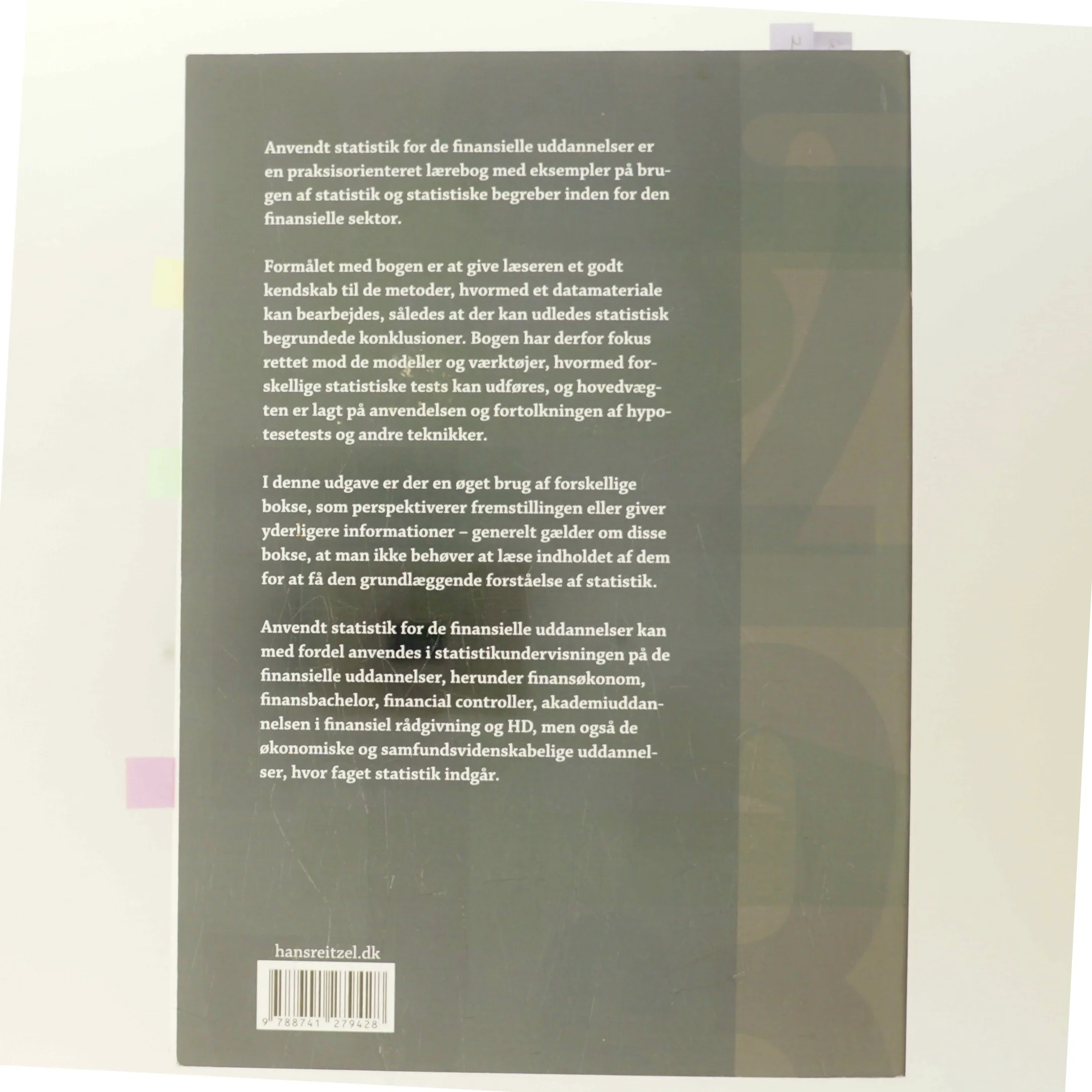 Anvendt statistik - for de finansielle uddannelser af Kenneth Hansen (f. 1966) (Bog)