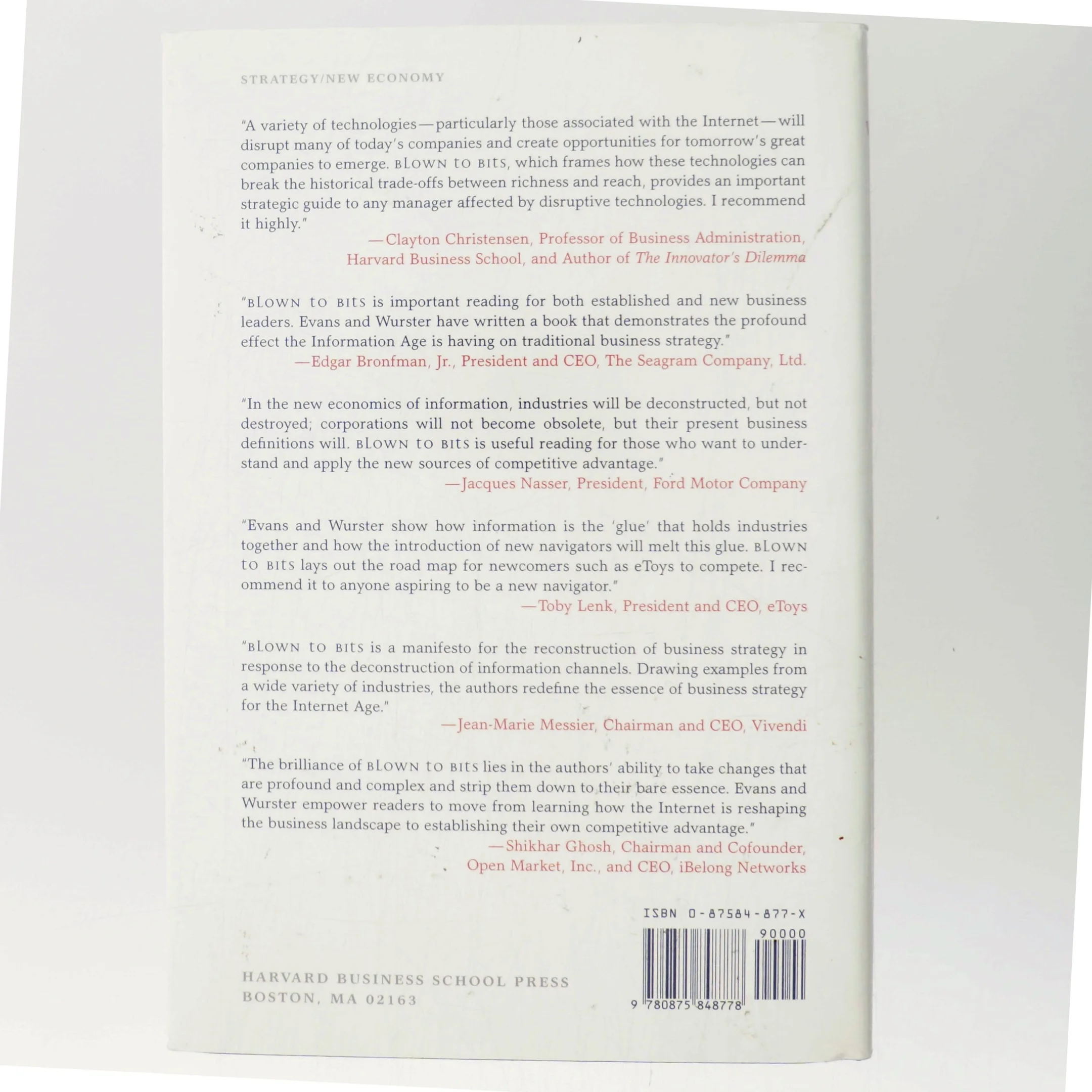 Blown to bits : how the new economics of information transforms strategy (Bog)