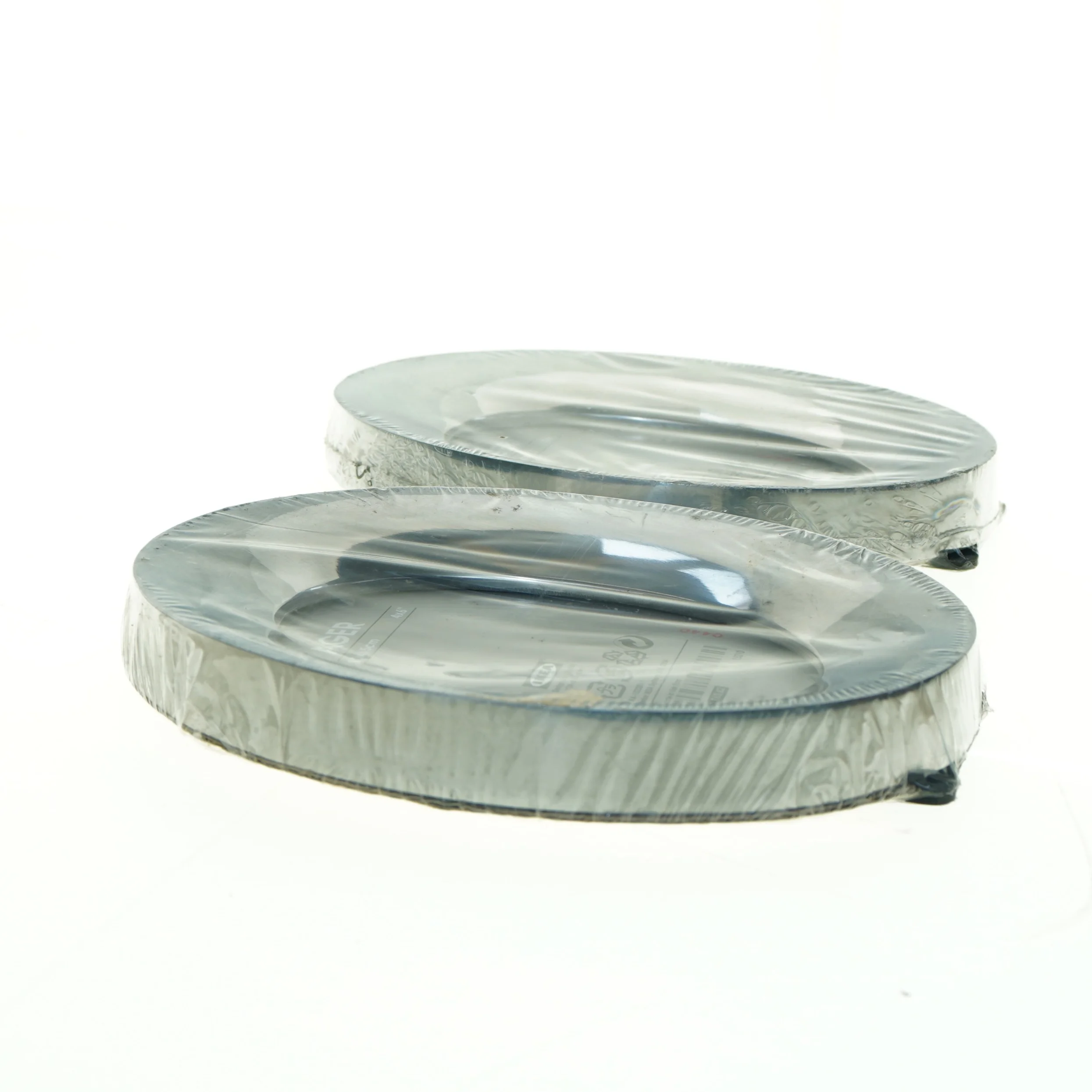 UBRUGTE I ORIGINAL EMBALLAGE 2 ens Sølv ovale billedrammer fra IKEA (str. 22 x 17 cm, passer til billede str. 10x15 cm)