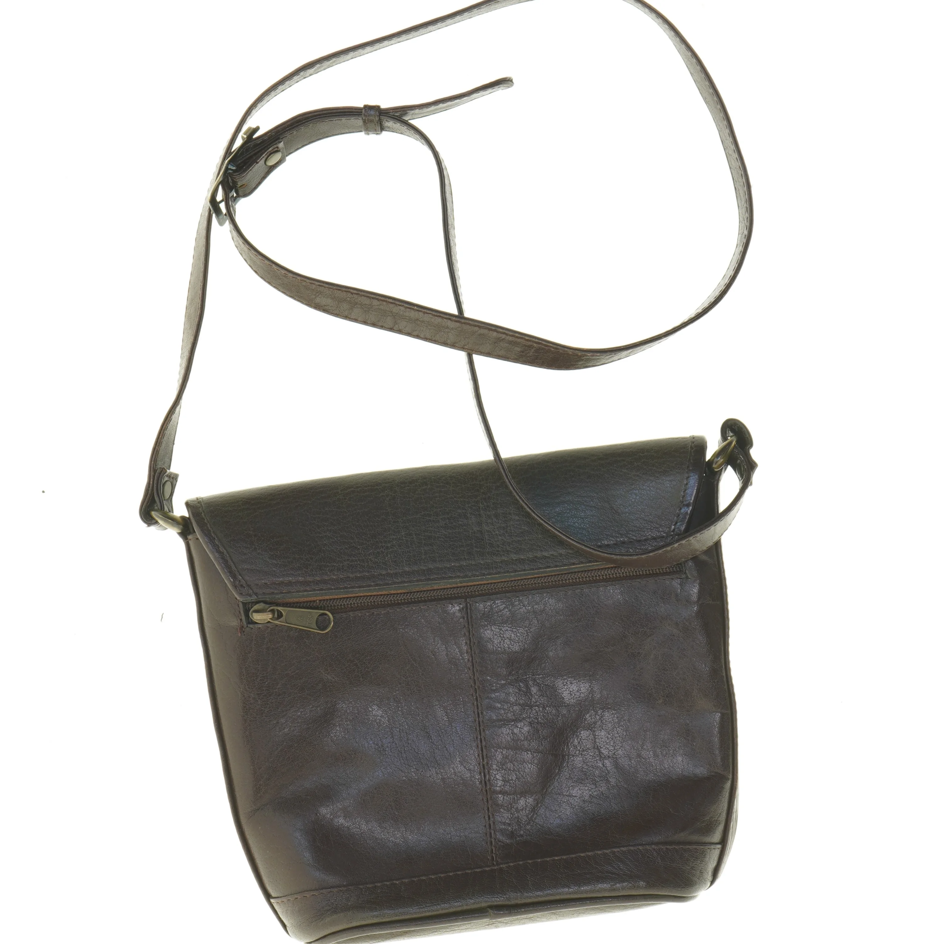 Crossbody Skuldertaske i læder fra Annapelle (str. 24 x 21 cm)