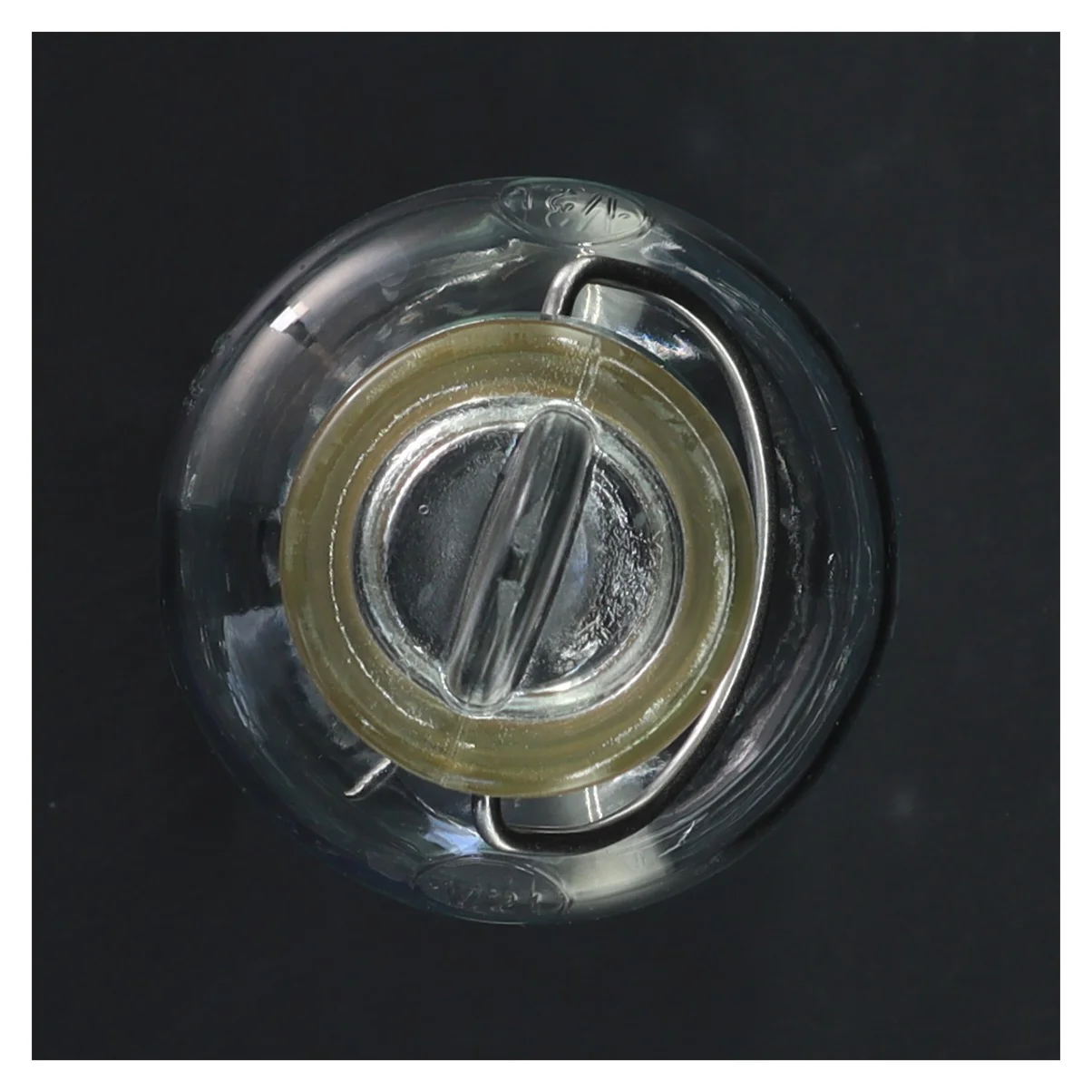 OlePalsby Glasflaske 0,5 l. med låg (str. 20 cm)