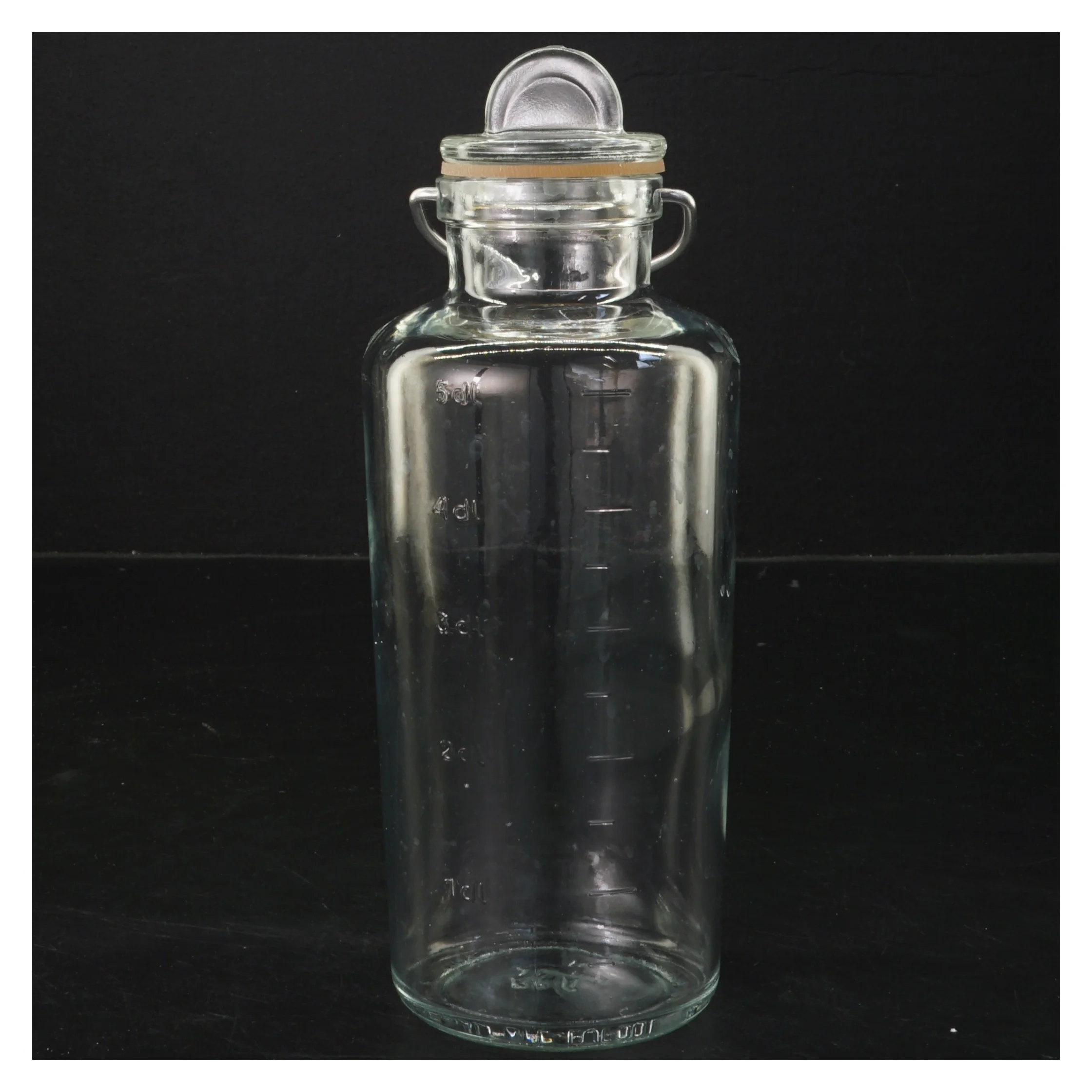 OlePalsby Glasflaske 0,5 l. med l&aring;g (str. 20 cm)