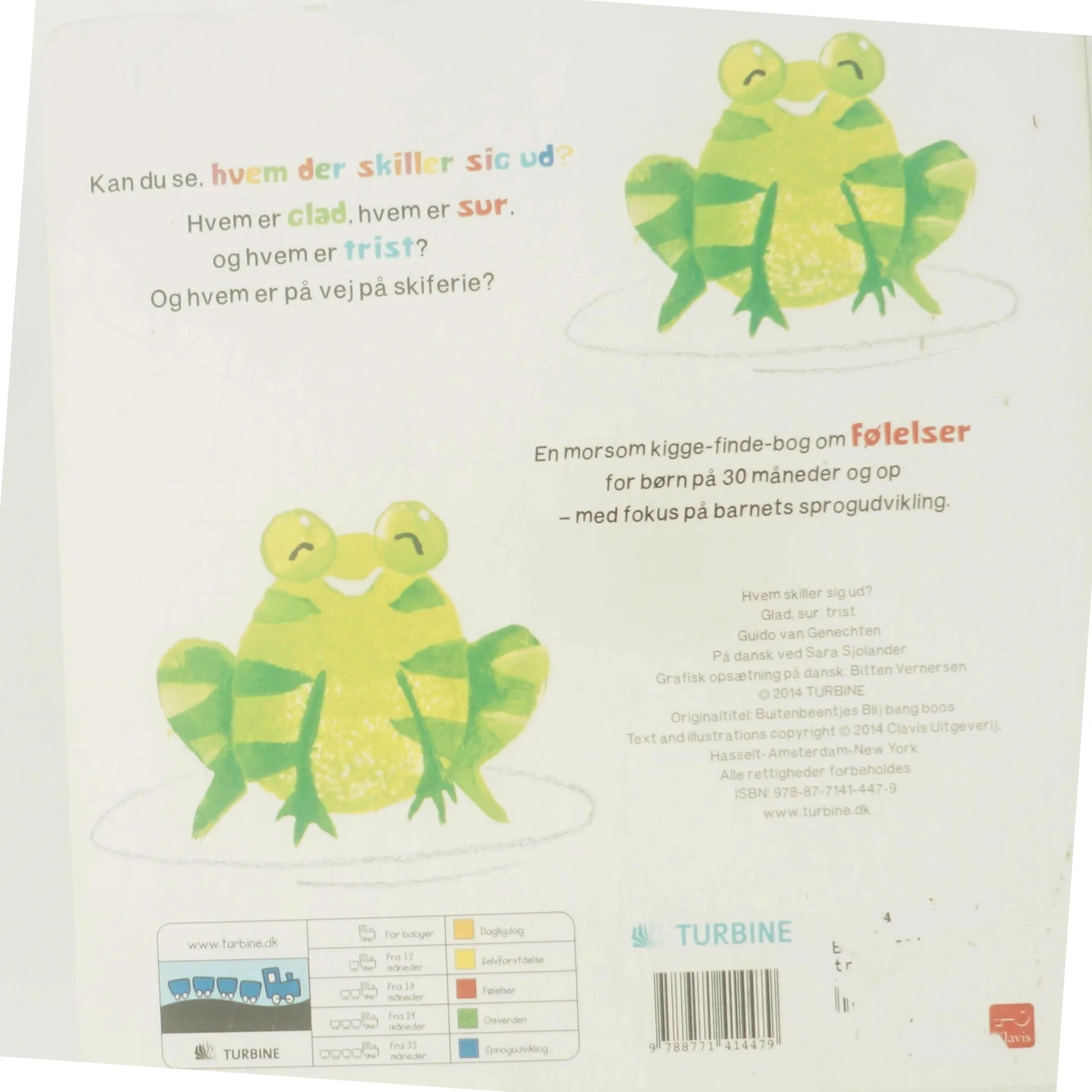 Glad, sur, trist af Guido van Genechten (Bog)