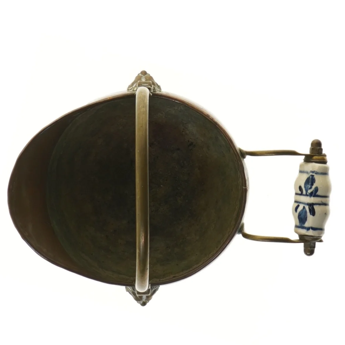 Antik kulskovl kande (str. 15 cm)