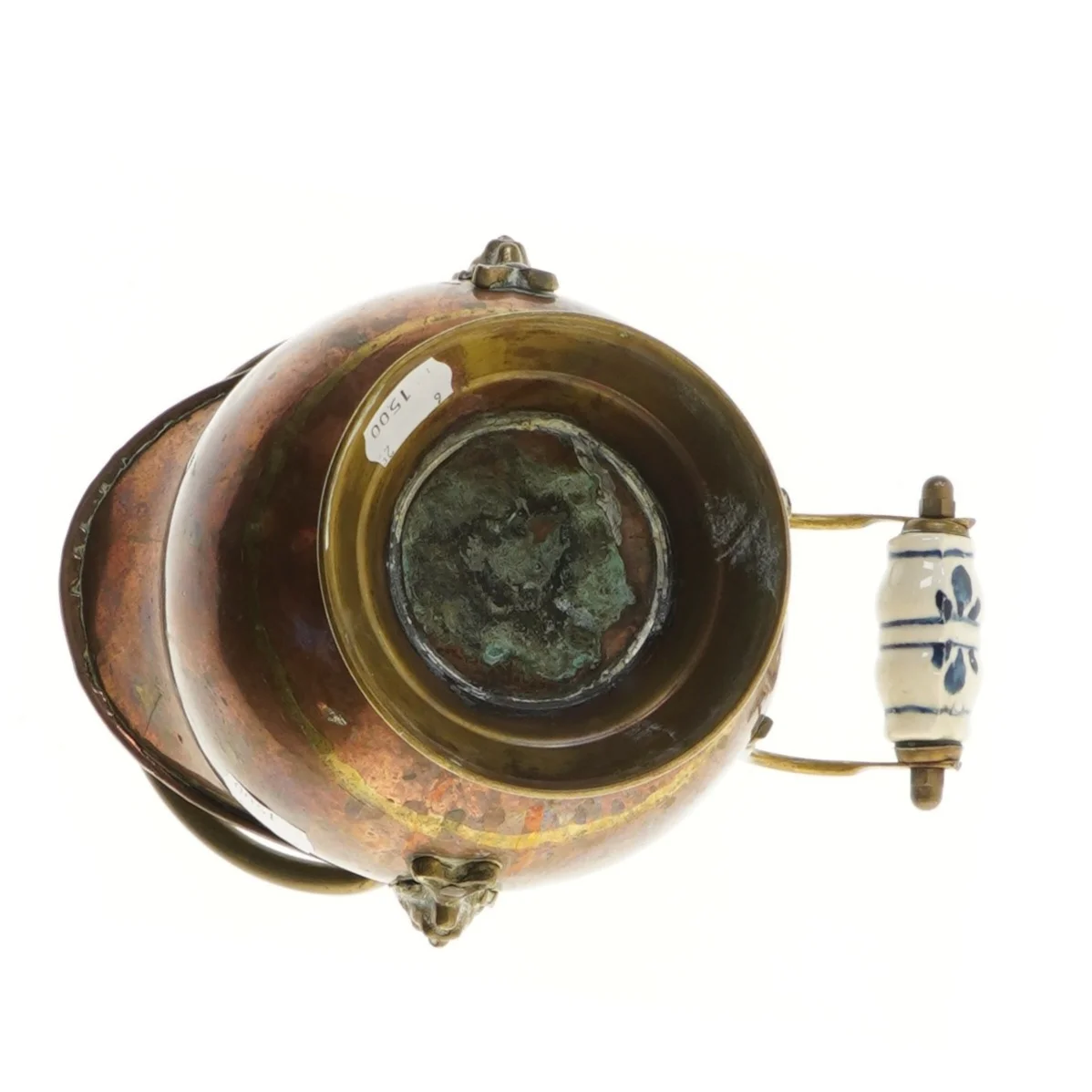 Antik kulskovl kande (str. 15 cm)