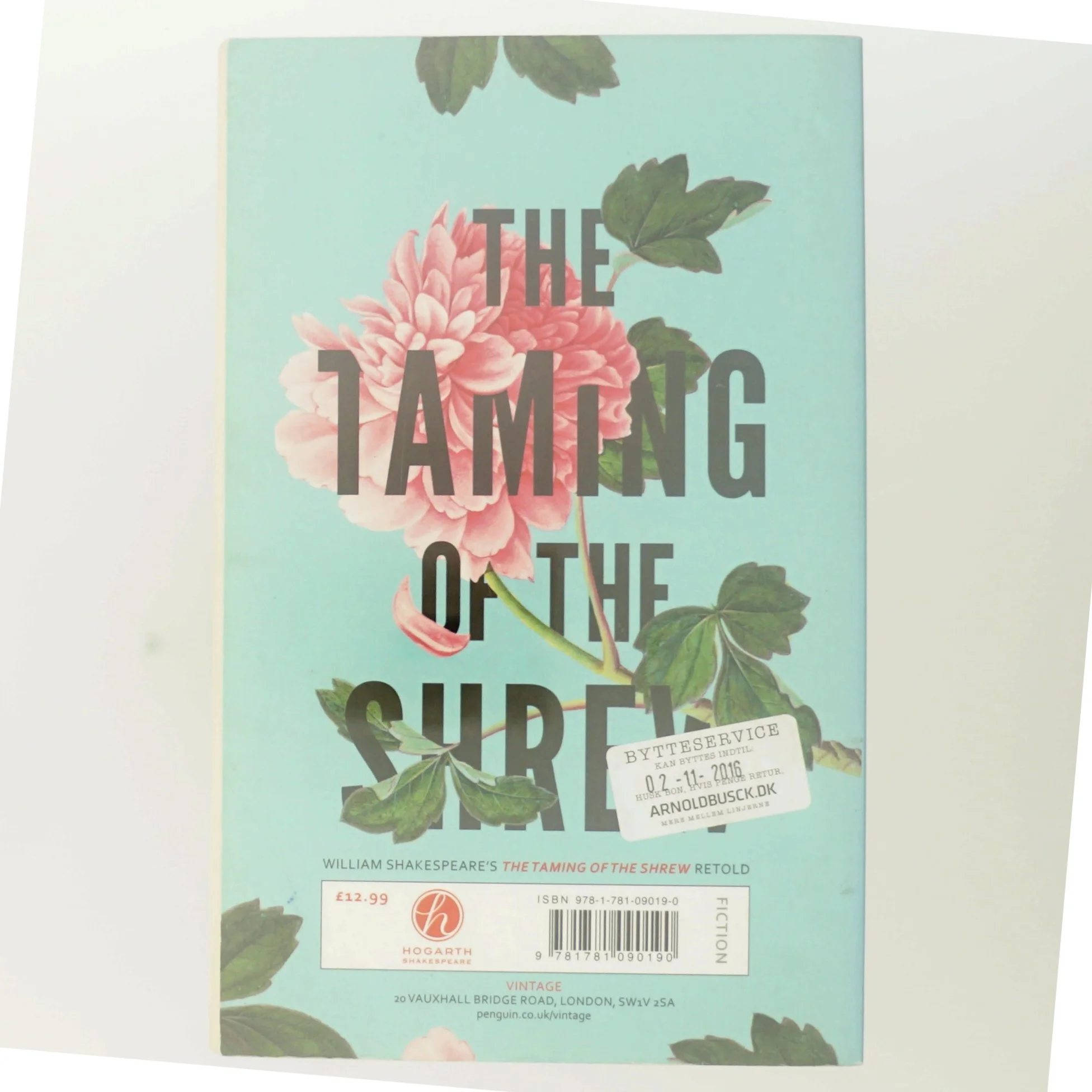 Vinegar girl : The taming of the shrew retold af Anne Tyler (Bog)