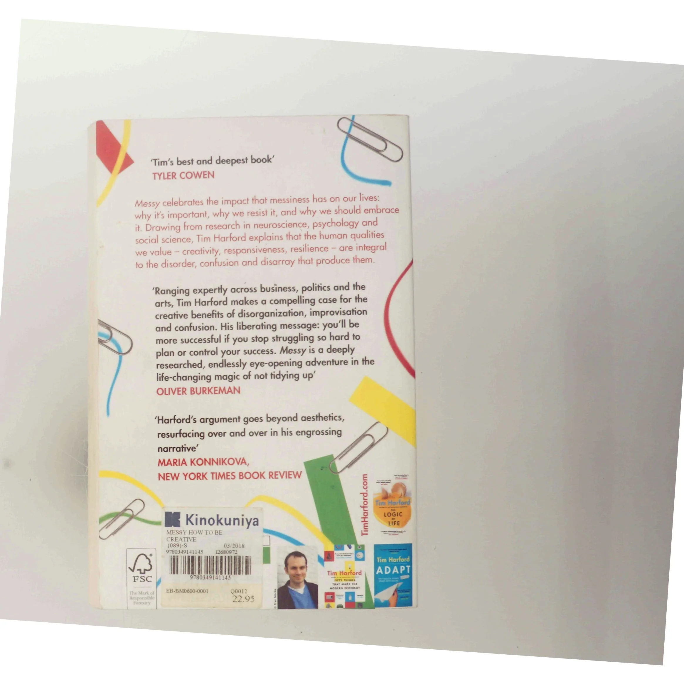 Messy : how to be creative and resilient in a tidy-minded world af Tim Harford (f. 1973) (Bog)