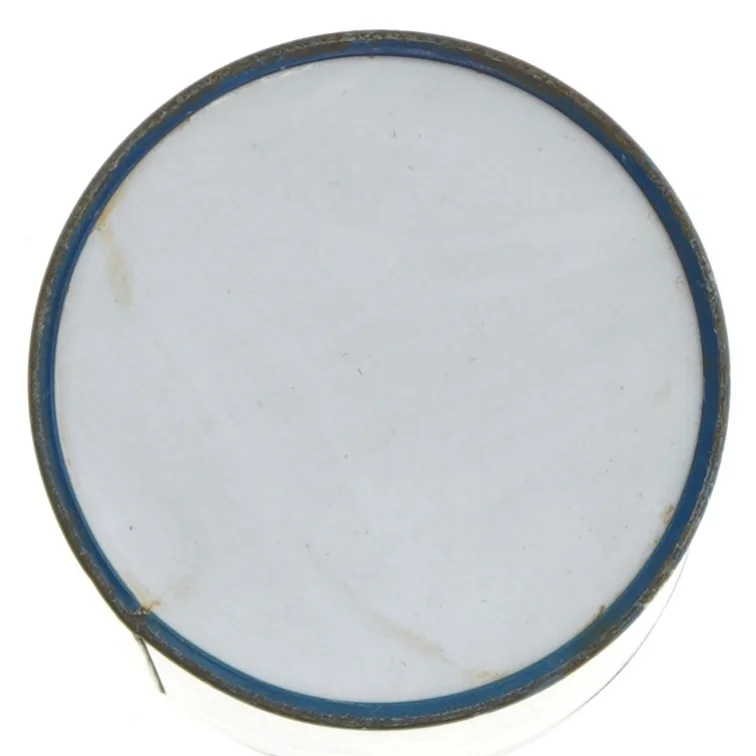 Retro Emaljeret dåse med blomstermotiv (str. 14 x 9 cm)