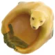 Keramik isbjørn skål (str. 19 x 16 x 19 cm)