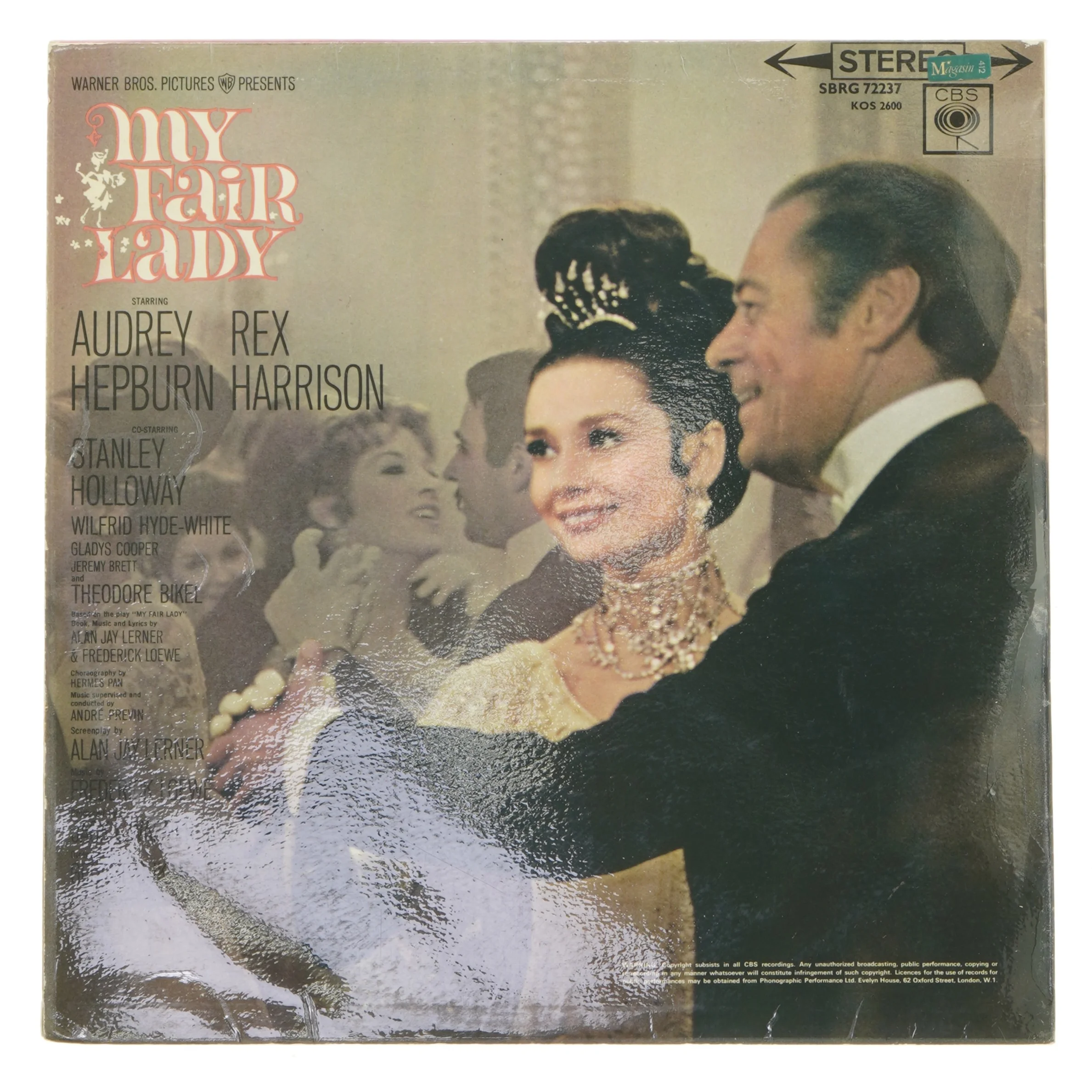 My Fair Lady Soundtrack Vinyl fra Warner Brothers