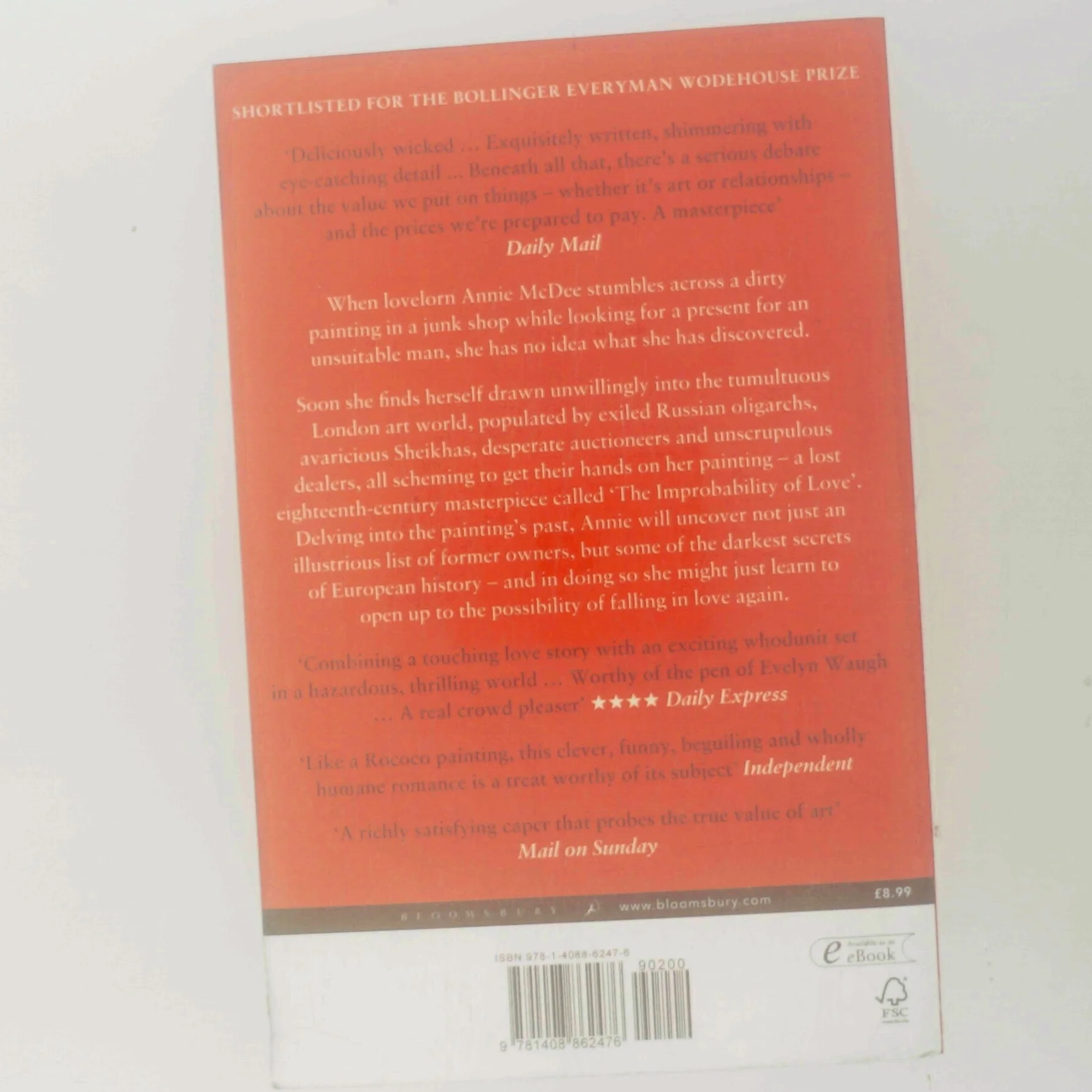 The Improbability of Love af Hannah Rothschild (Bog)