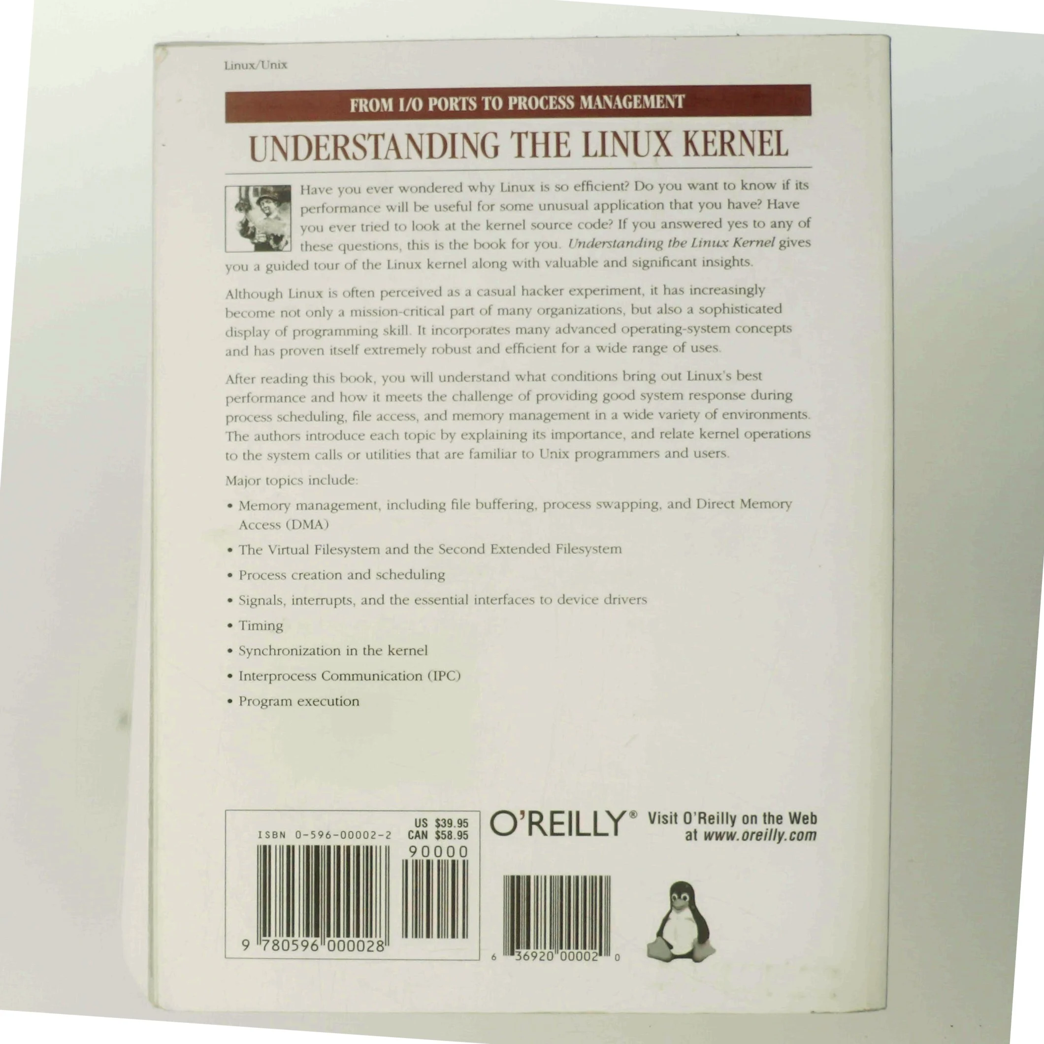 Understanding the Linux Kernel af Daniel P. Bovet (Bog)