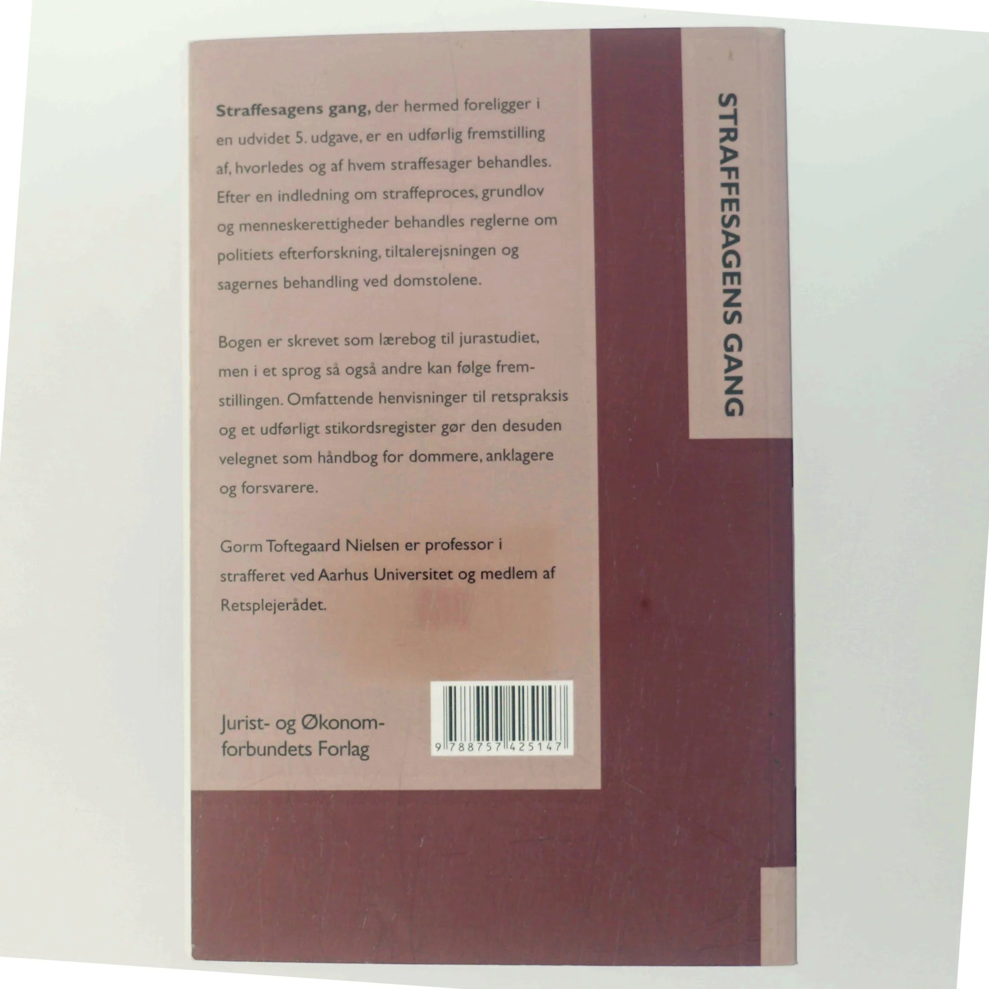 Straffesagens gang af Gorm Toftegaard Nielsen (Bog)