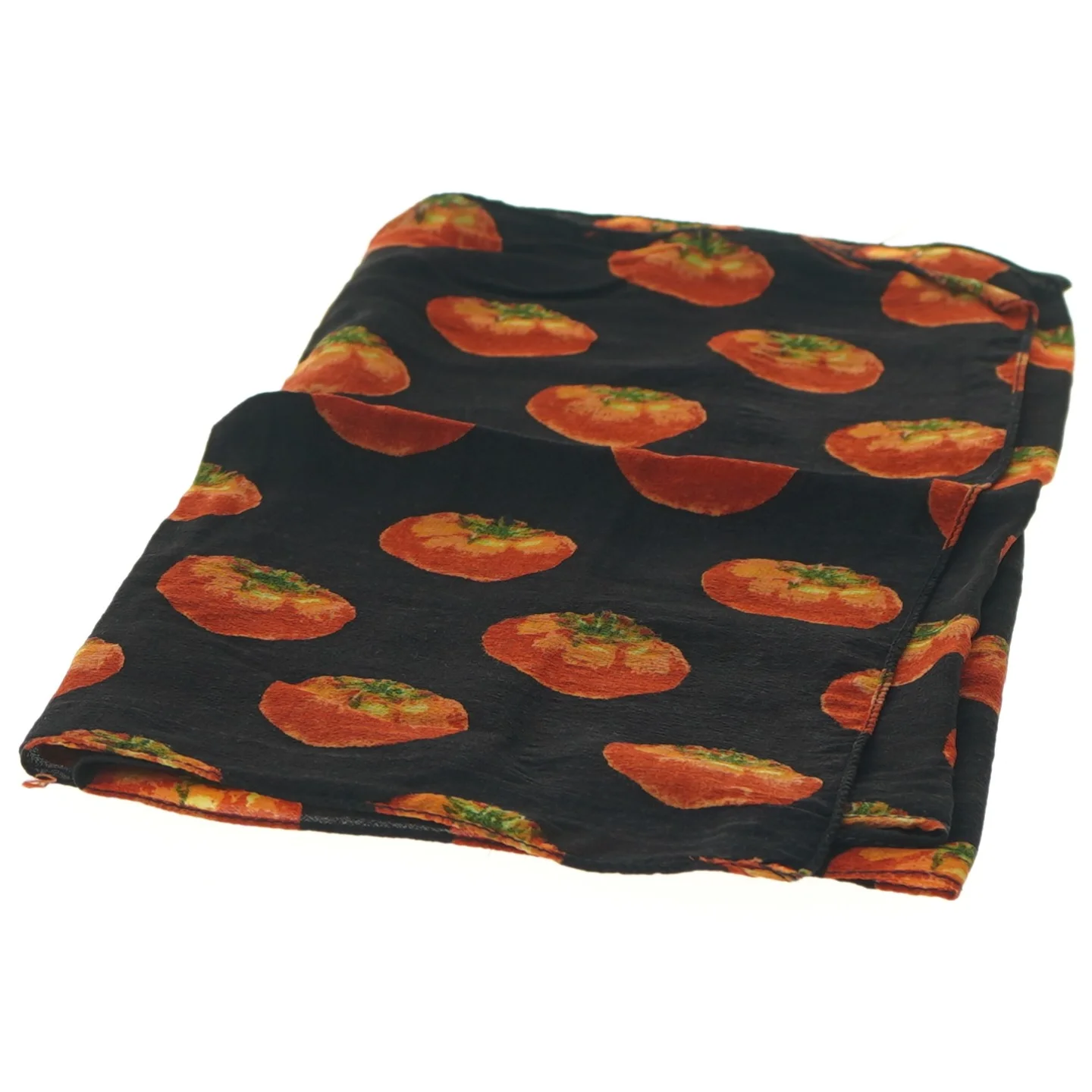 Dekorativt tørklæde med græskar print (str. 33x124 cm)