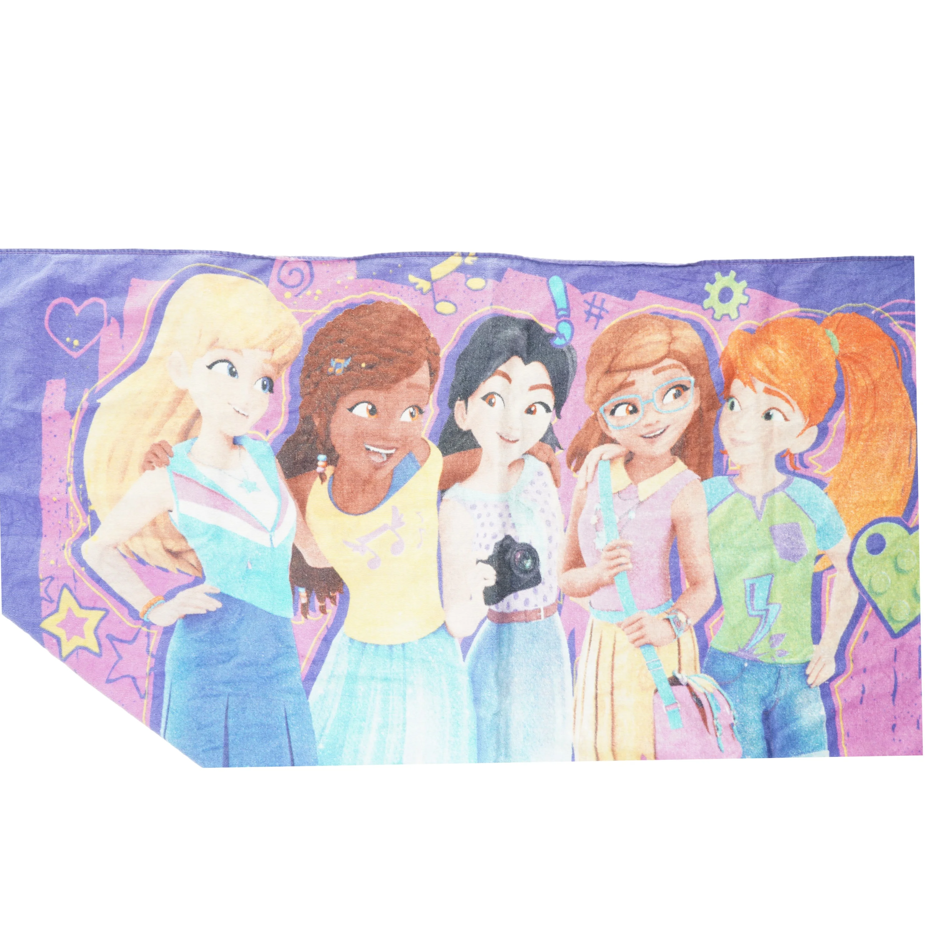 Badehåndklæde fra Lego Friends (str. 131 x 70 cm)