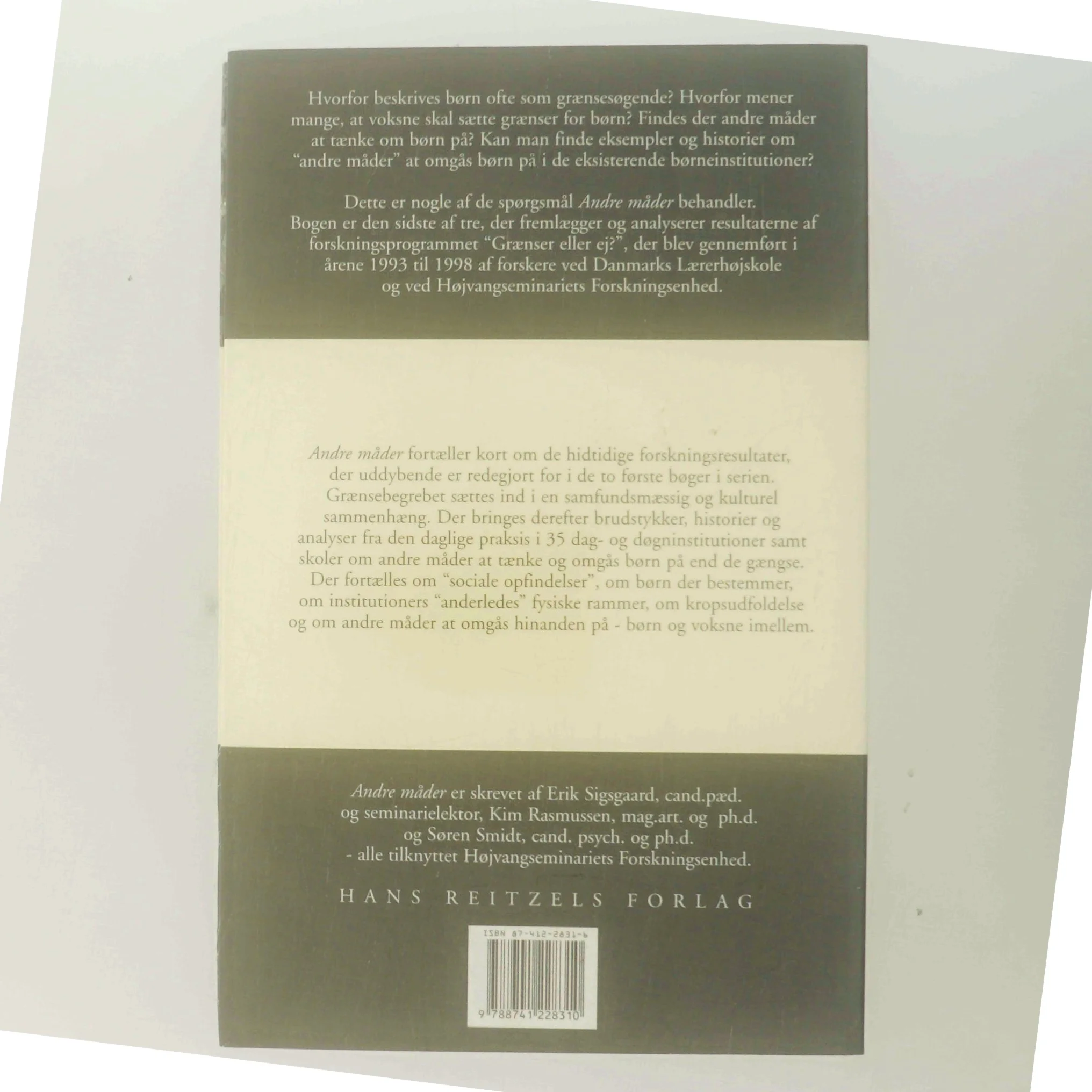 Grænser eller ej: Andre måder (Bog)