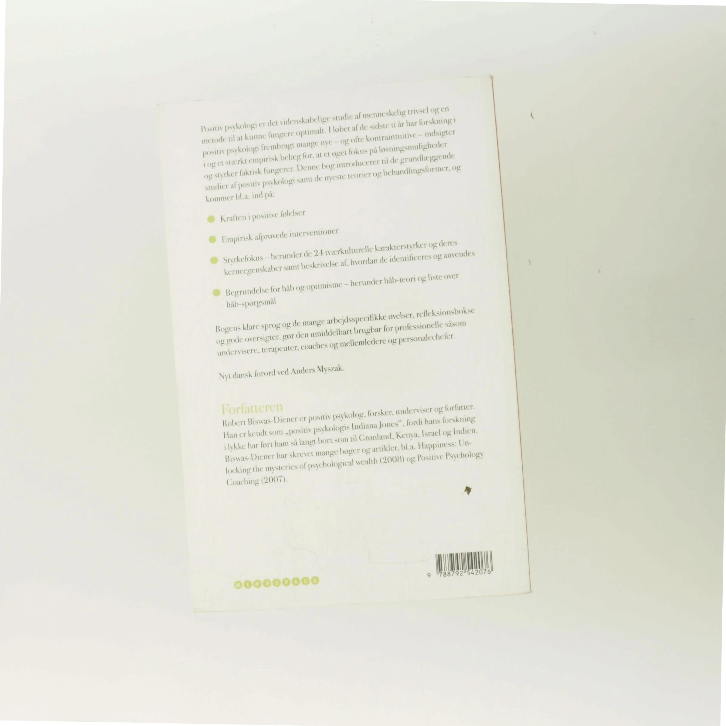 En invitation til positiv psykologi : viden og værktøj til professionelle af Robert Biswas-Diener (Bog)