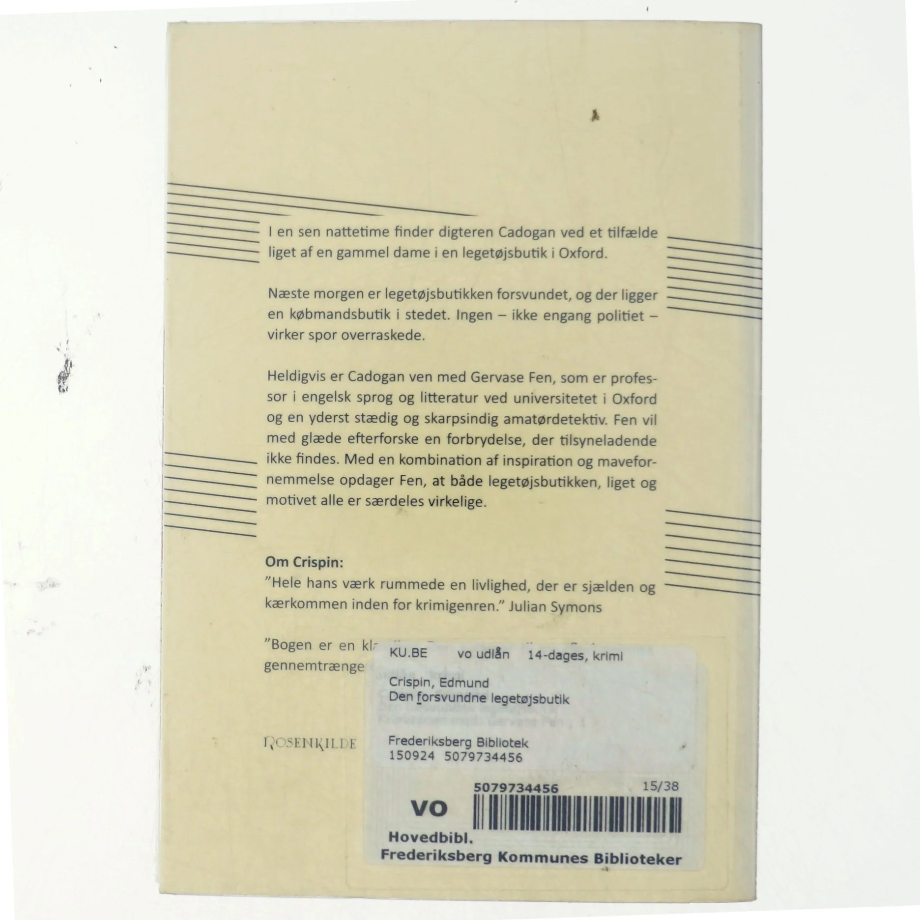 Den forsvundne legetøjsbutik af Edmund Crispin