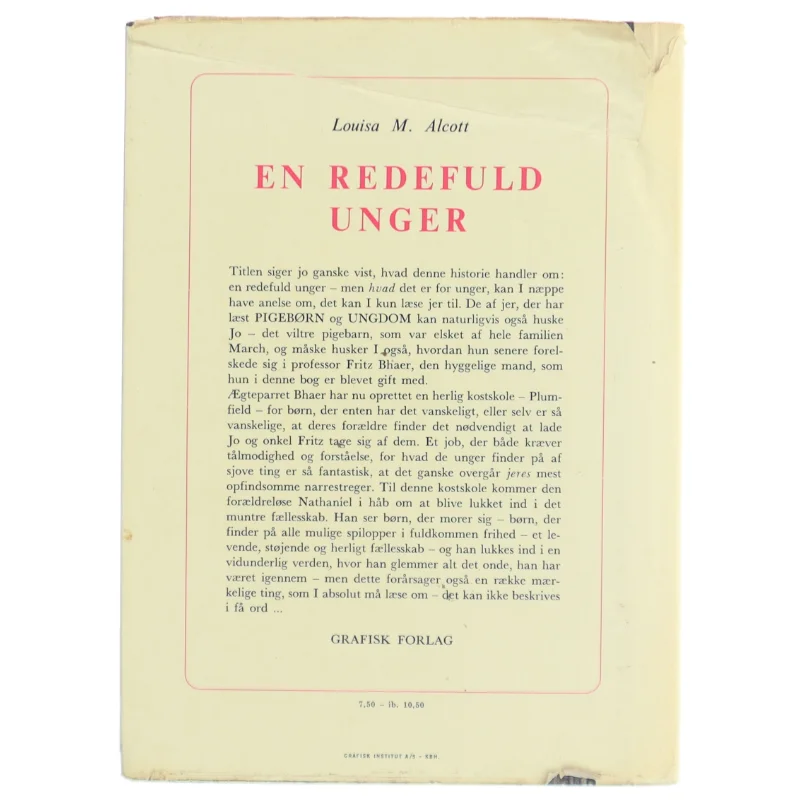 En Rede Fuld Unger af Louisa M. Alcott fra Grafisk Forlag
