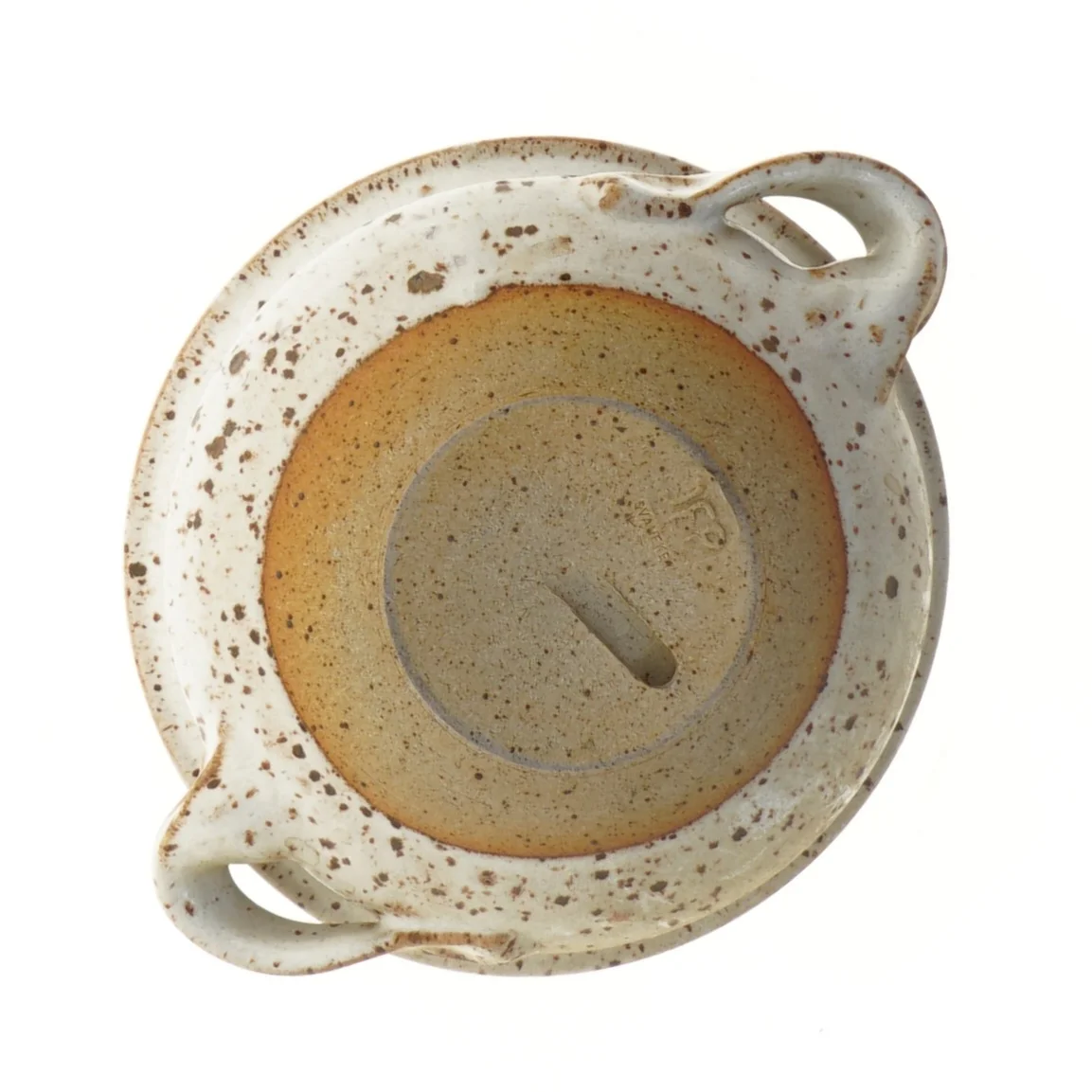 JFP Svaneke Keramisk skål med håndtag (str. Ø 18 cm)