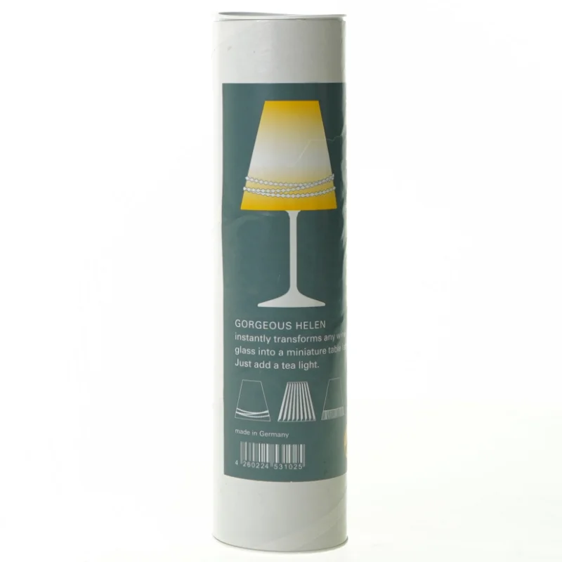 Lampeskærm til fyrfadslys SKIFT MELLEM 3 FORSKELLIGE DESIGNS (str. 20 x 5 cm)