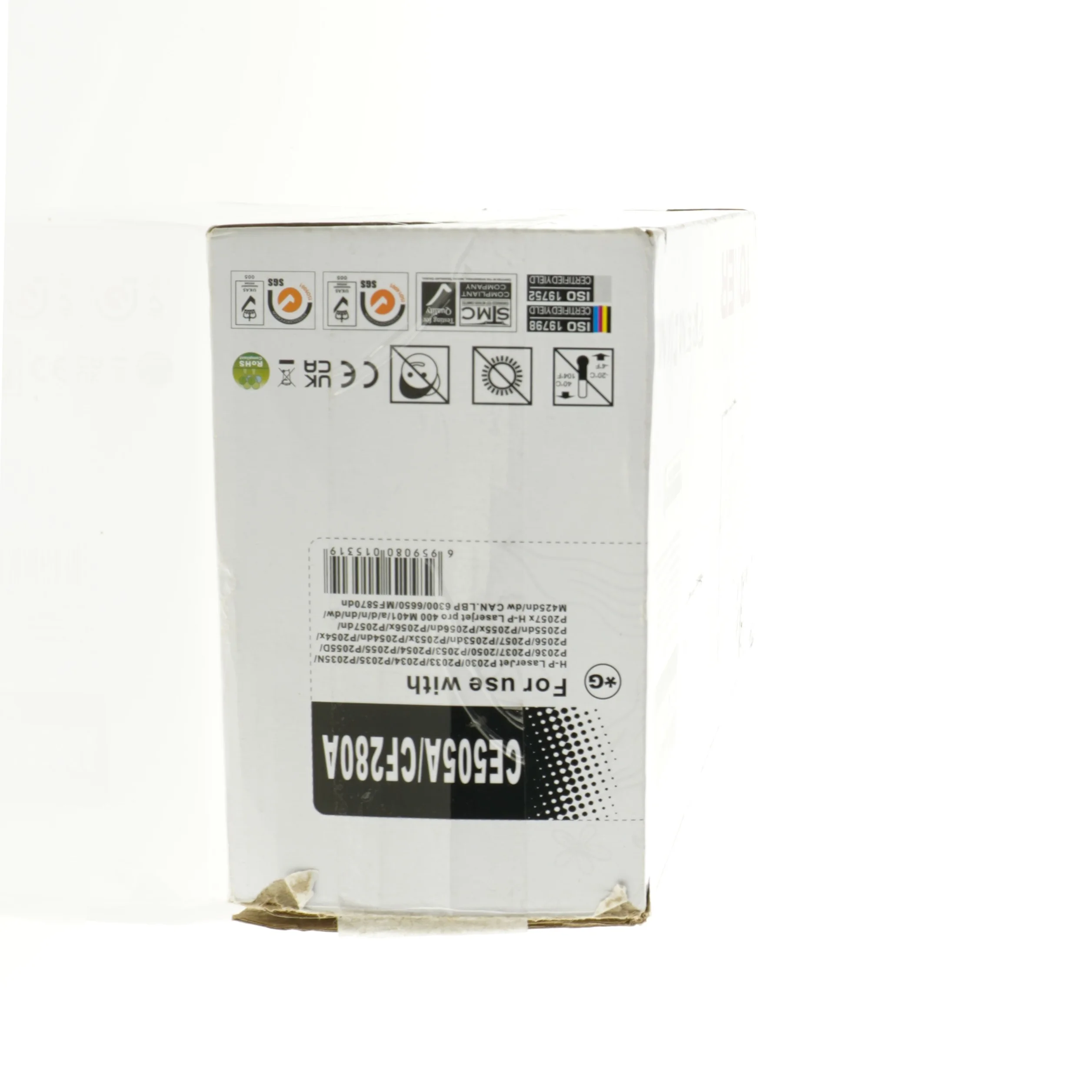 Toner til HP LASERJET printer, CE505A/CF280A fra Toner I UBRUDT ORIGINAL EMBALLAGE (str. 32 x 16 x 10 cm)