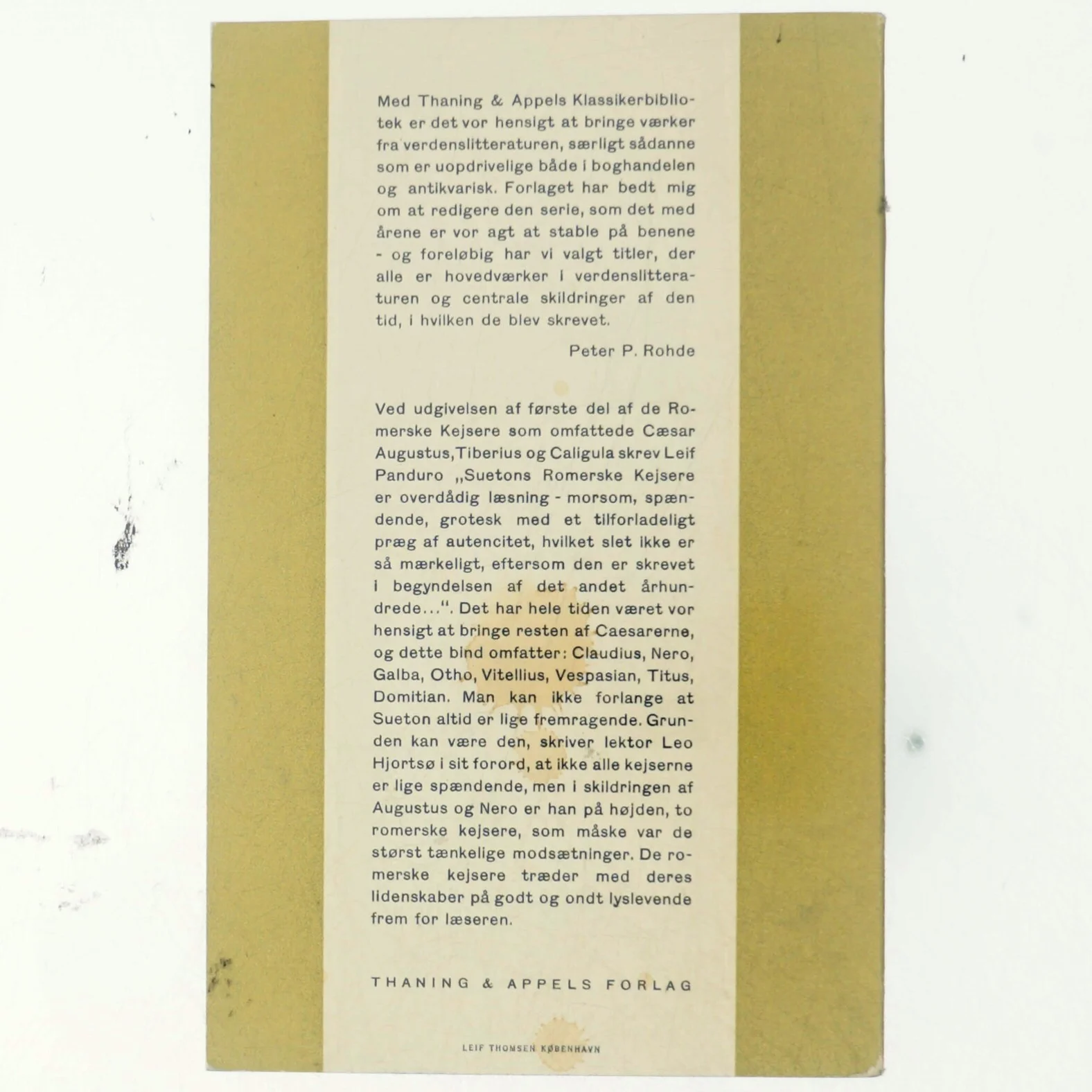 Romerske kejsere II af Peter P. Rohde (bog)