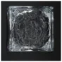 Firkantet Glasskål med rosenmotiv (str. 18 x 18 x 10 cm)