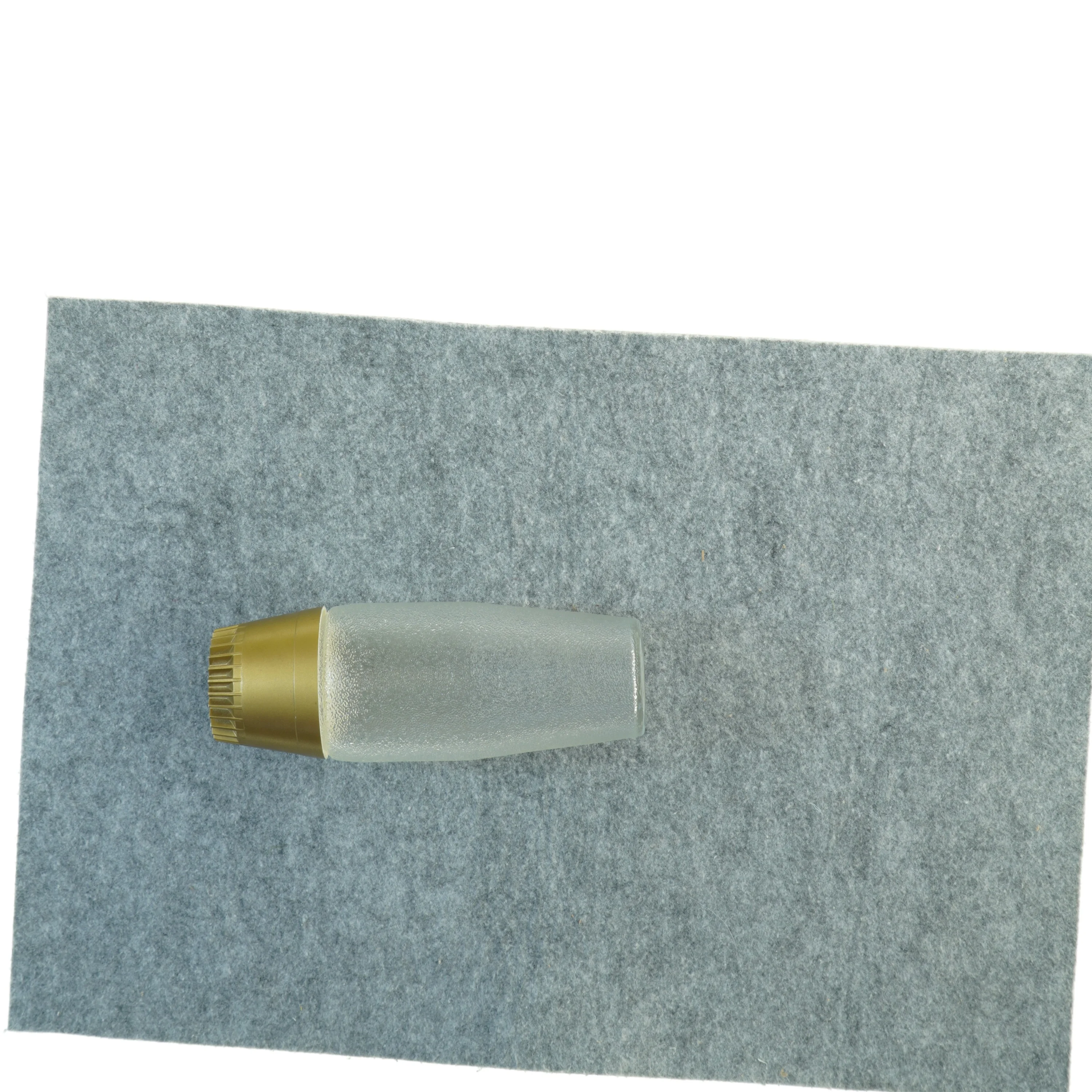 Amerikansk Cocktail Shaker fra 1950'erne Glas og messing flaske (str. 23 x 7 cm)