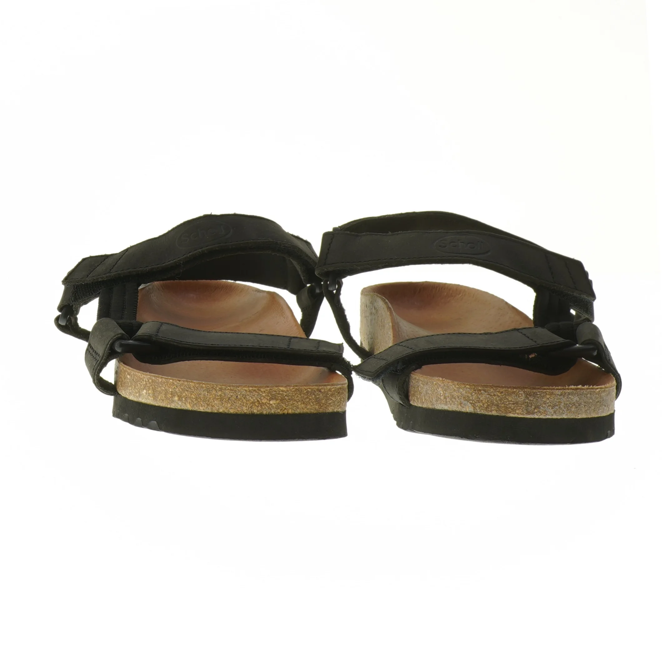 Sort sandal med korksål fra Scholl (str. 37 )