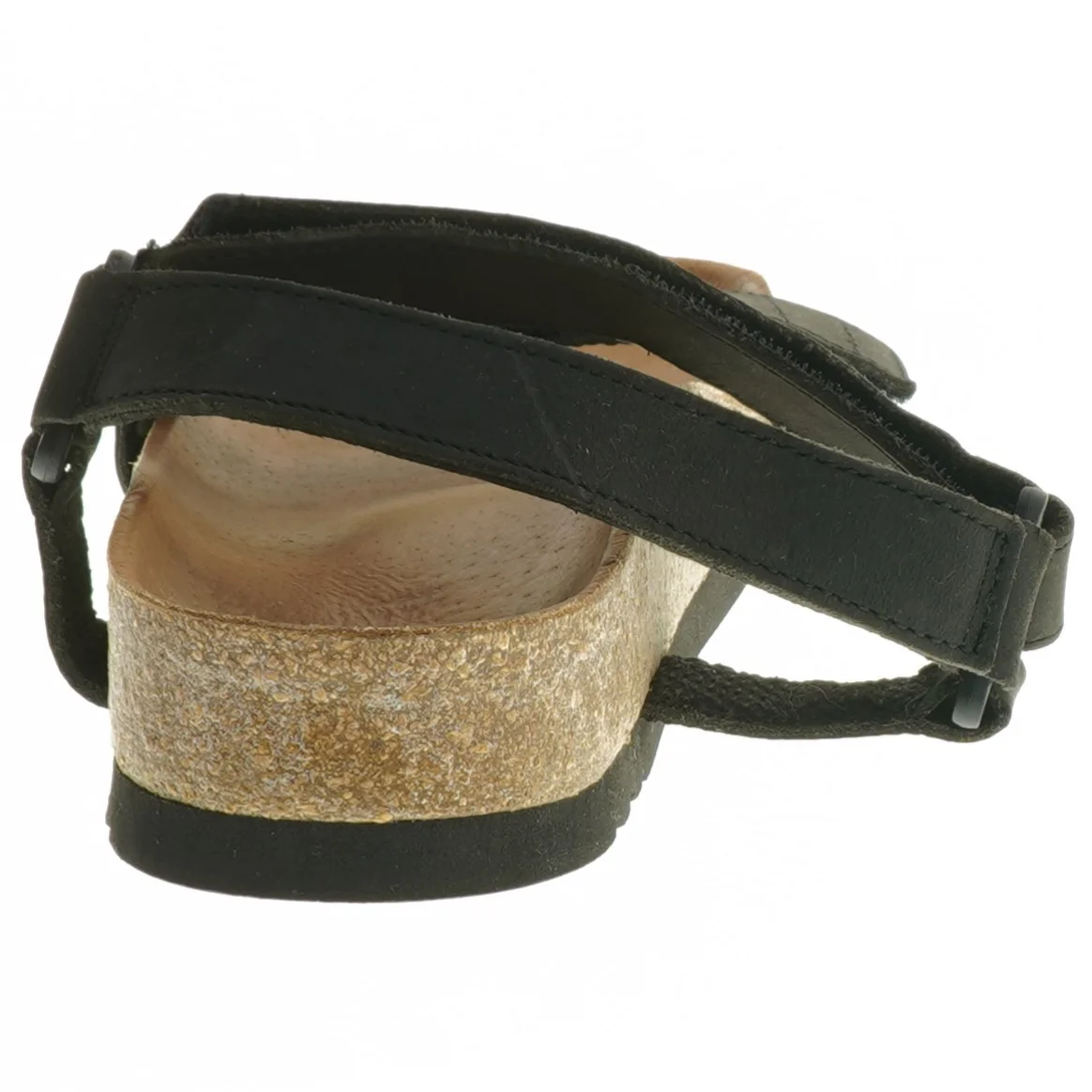 Sort sandal med korksål fra Scholl (str. 37 )