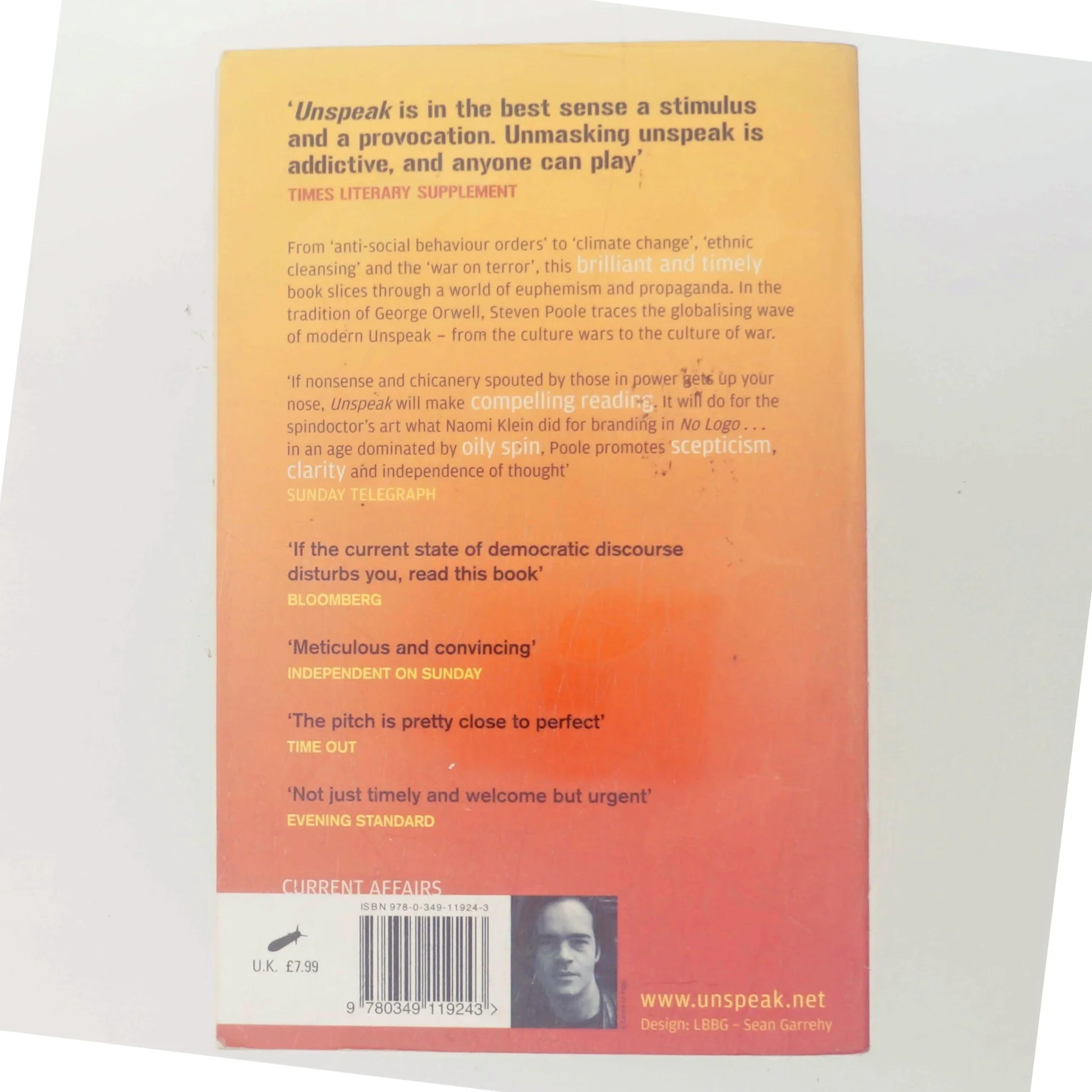 Unspeak af Steven Poole (Bog)