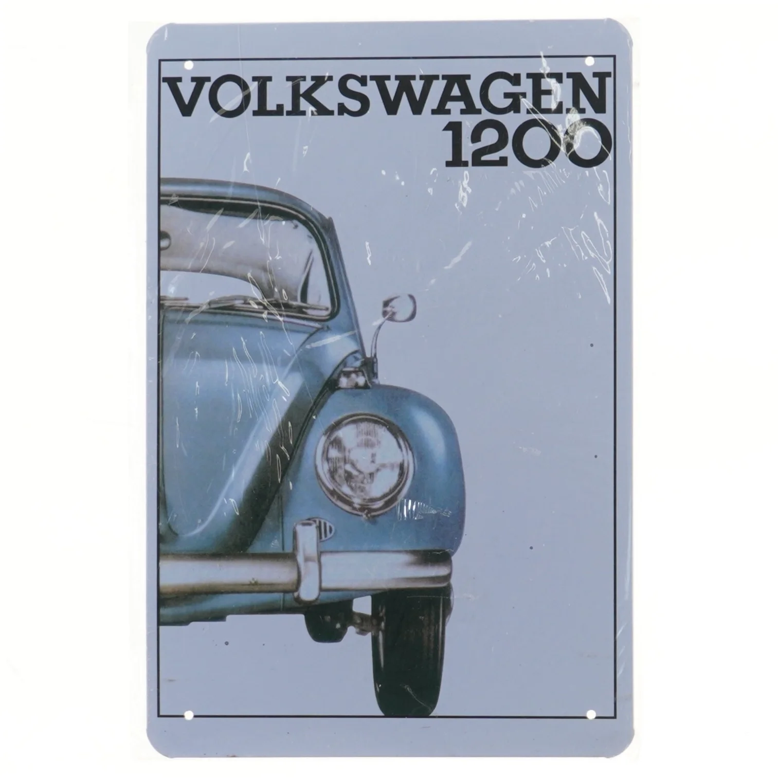 Vintage Volkswagen 1200 skilt (str. 30x20 cm)